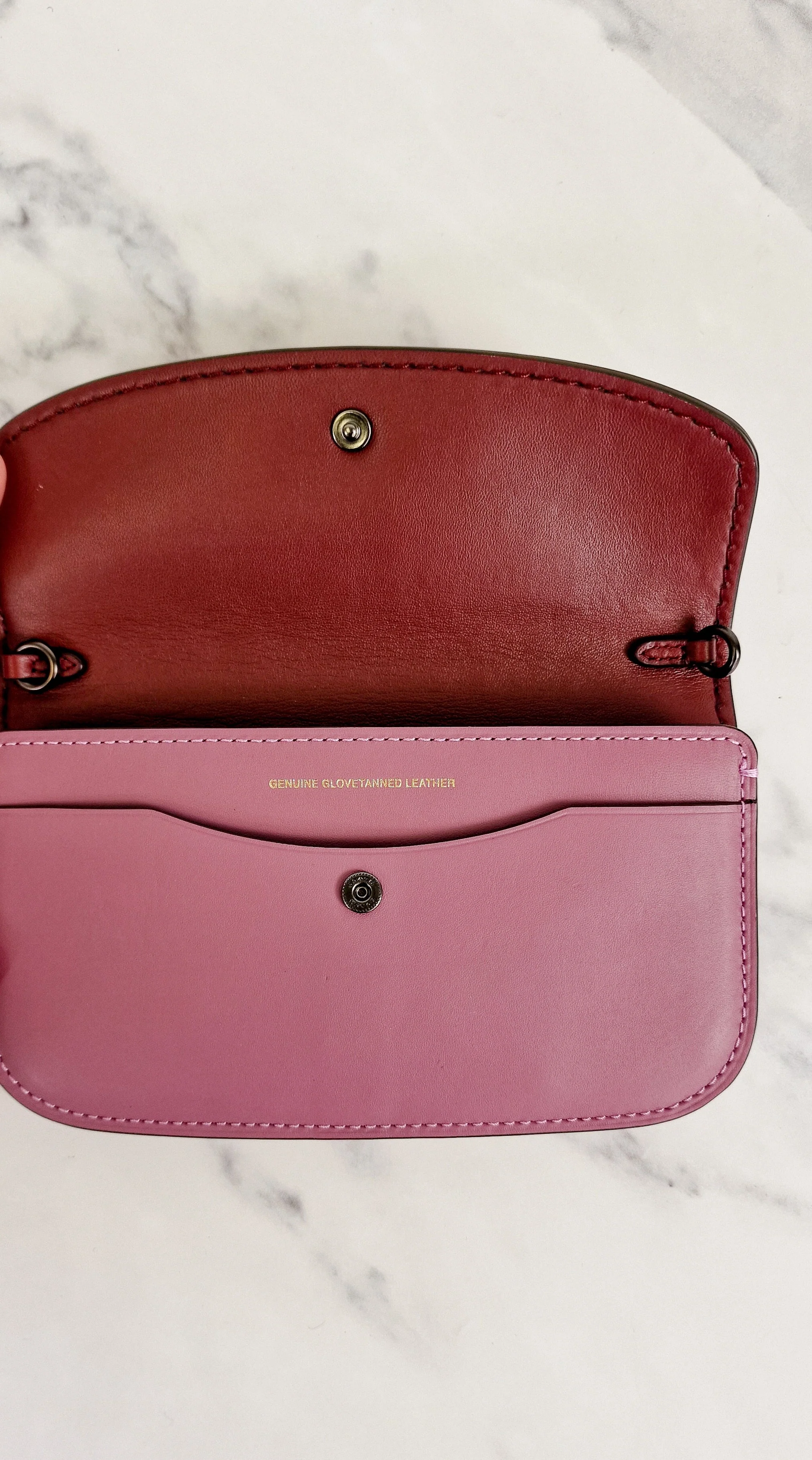 Coach 1941 Clutch Wallet in Primrose Pink Purple Smooth Leather - Coach 58818 - Image 4