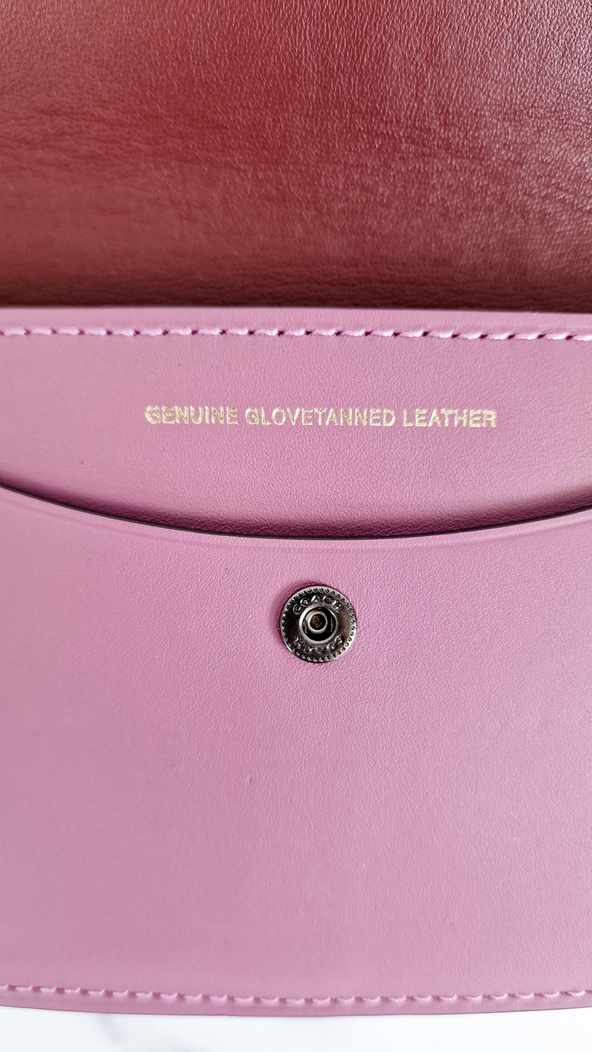 Coach 1941 Clutch Wallet in Primrose Pink Purple Smooth Leather - Coach 58818 - Image 6