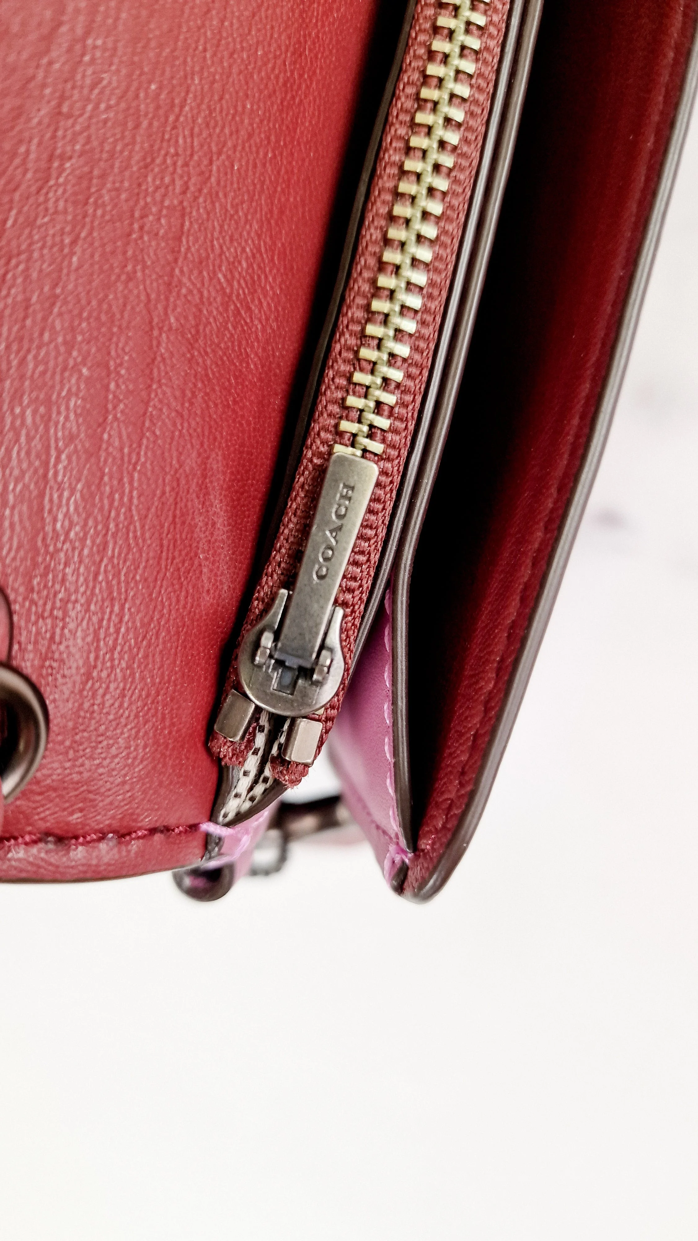 Coach 1941 Clutch Wallet in Primrose Pink Purple Smooth Leather - Coach 58818 - Image 8