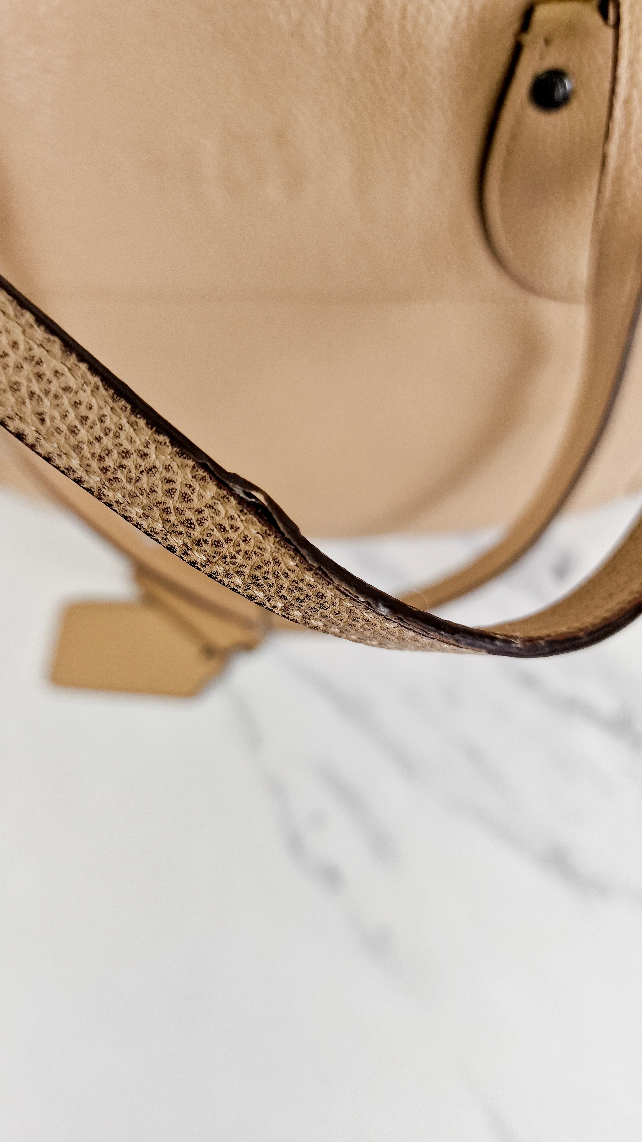 Coach Tatum Tote with Whiplash Chain Detail in Beechwood Beige Nude - Handbag Shoulder Bag - Coach 34398 - Image 18