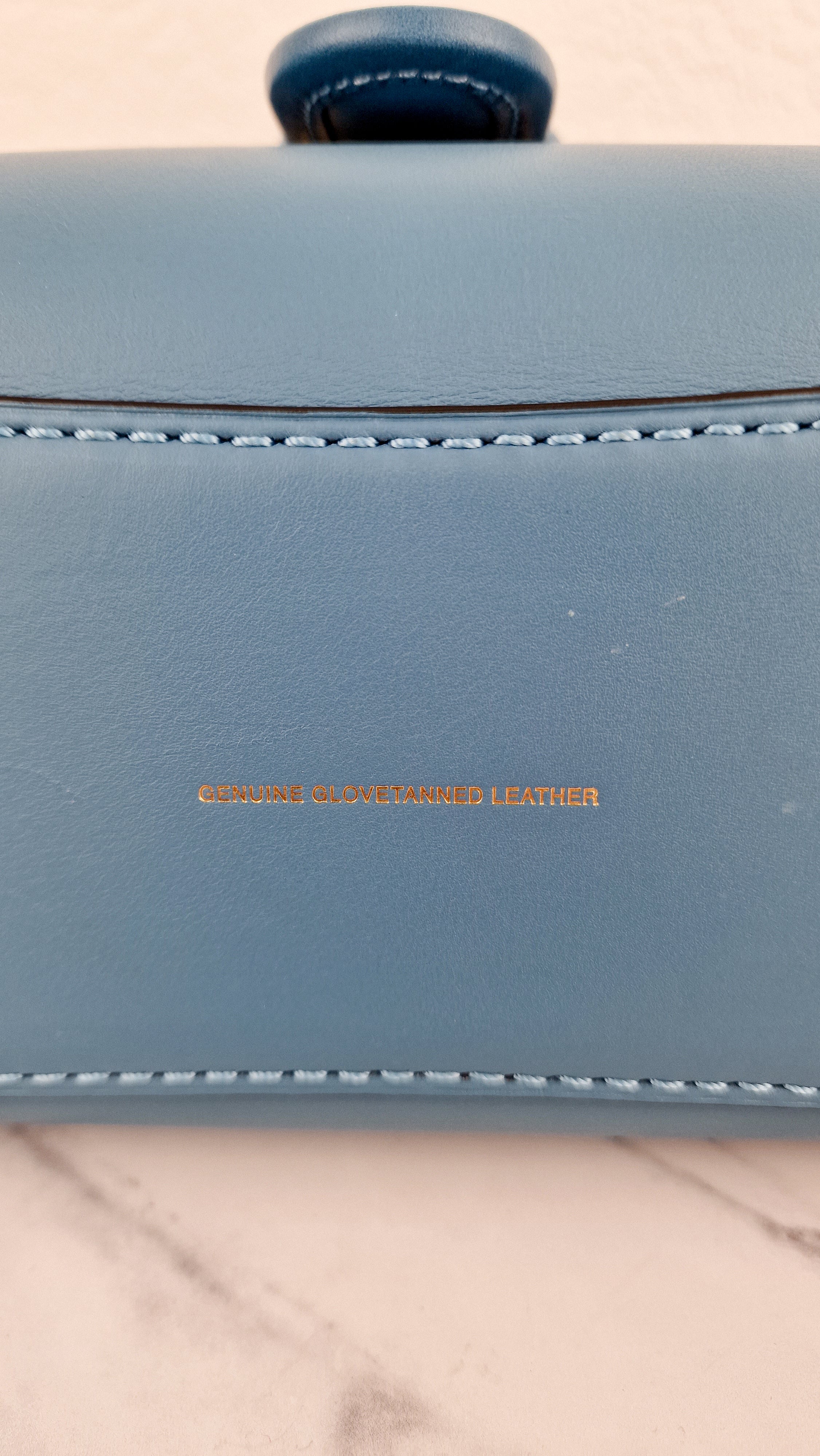 Coach 1941 Courier Carryall in Pacific Blue Smooth Leather Tophandle Crossbody Bag Satchel - Coach 88348 - Image 13