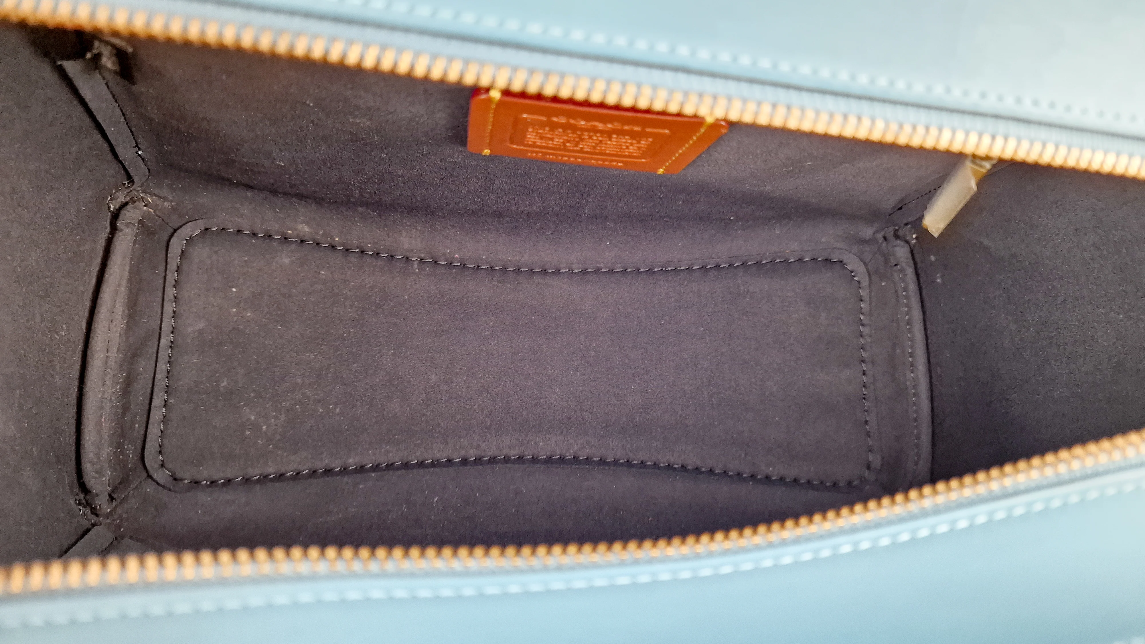 Coach 1941 Courier Carryall in Pacific Blue Smooth Leather Tophandle Crossbody Bag Satchel - Coach 88348 - Image 17