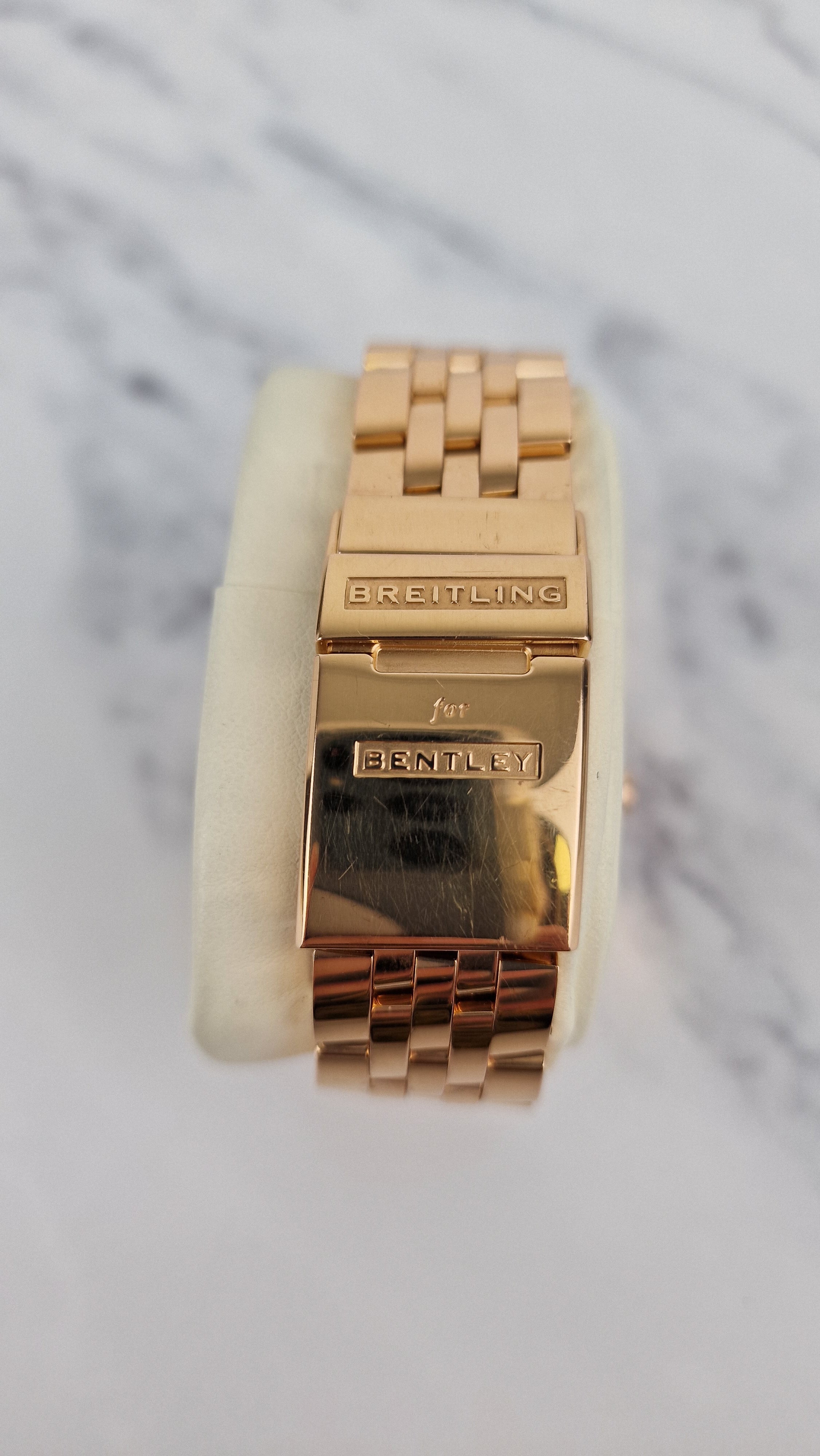 Breitling for Bentley Flying B Date 18K Rose Gold Watch MOP Full Set Box & Papers R16362 - Image 18