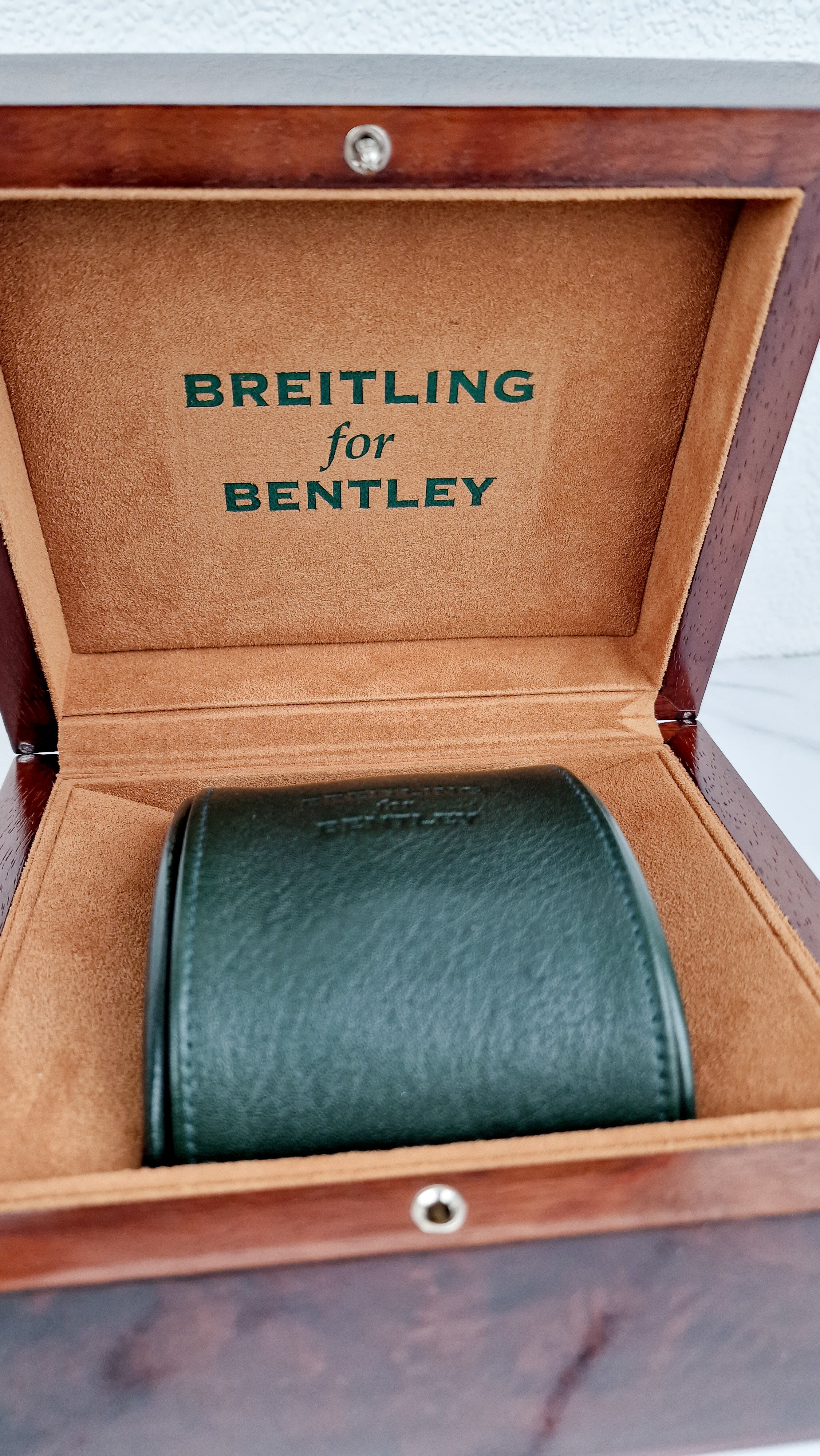 Breitling for Bentley Flying B Date 18K Rose Gold Watch MOP Full Set Box & Papers R16362 - Image 24