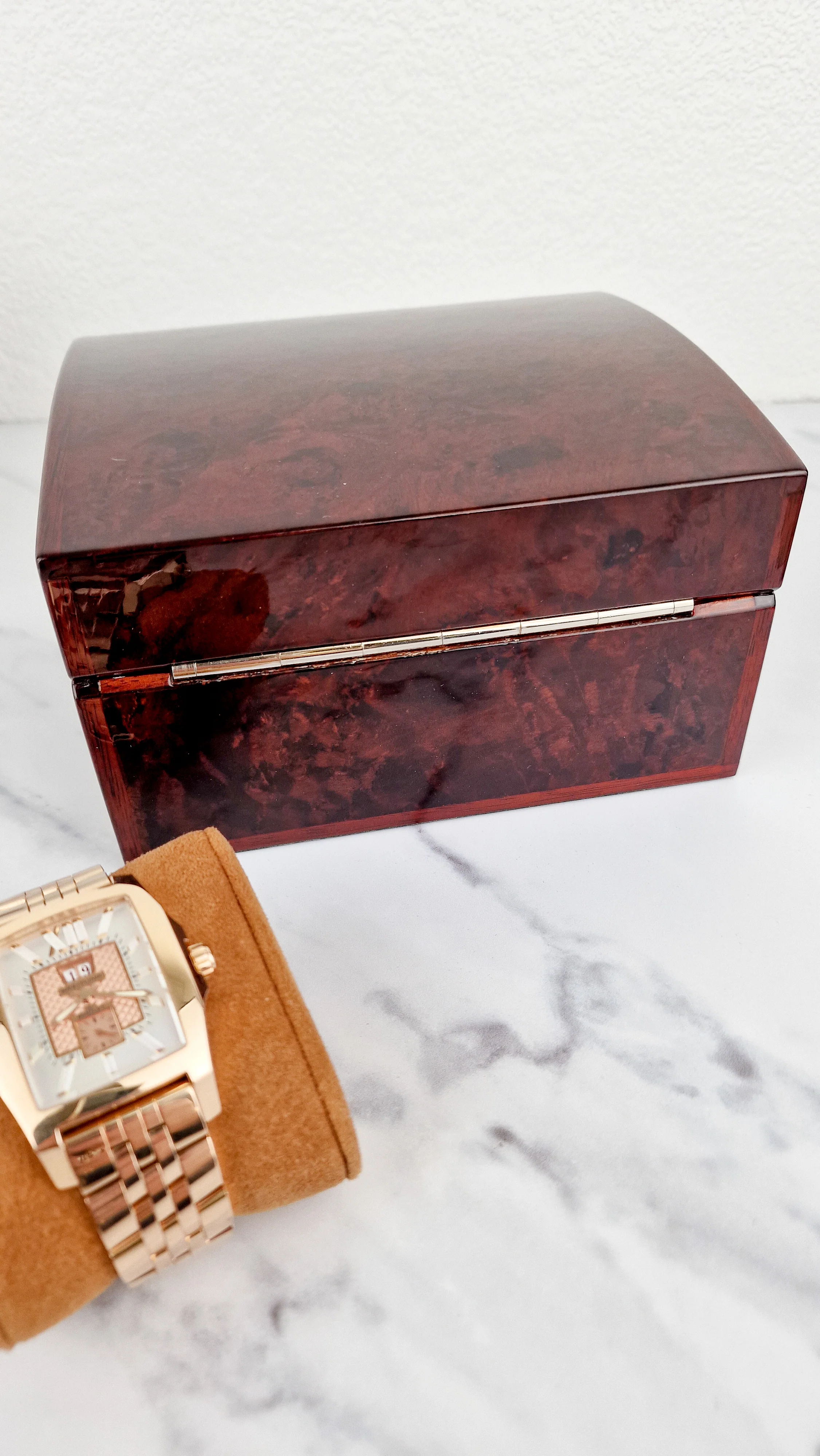 Breitling for Bentley Flying B Date 18K Rose Gold Watch MOP Full Set Box & Papers R16362 - Image 27