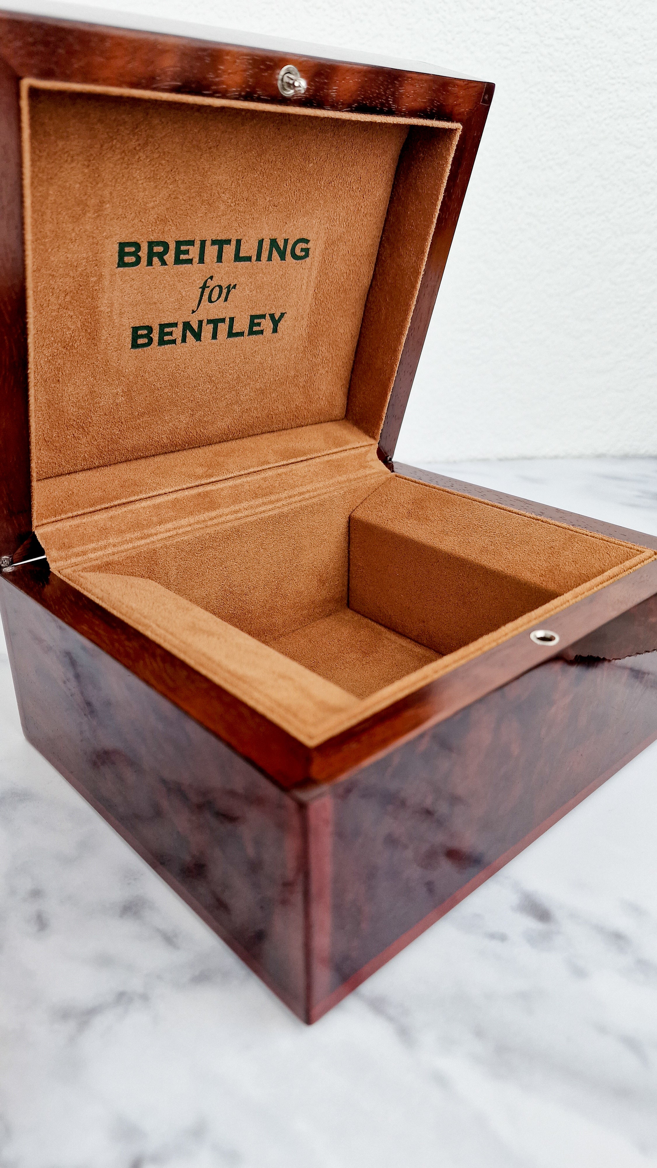 Breitling for Bentley Flying B Date 18K Rose Gold Watch MOP Full Set Box & Papers R16362 - Image 30