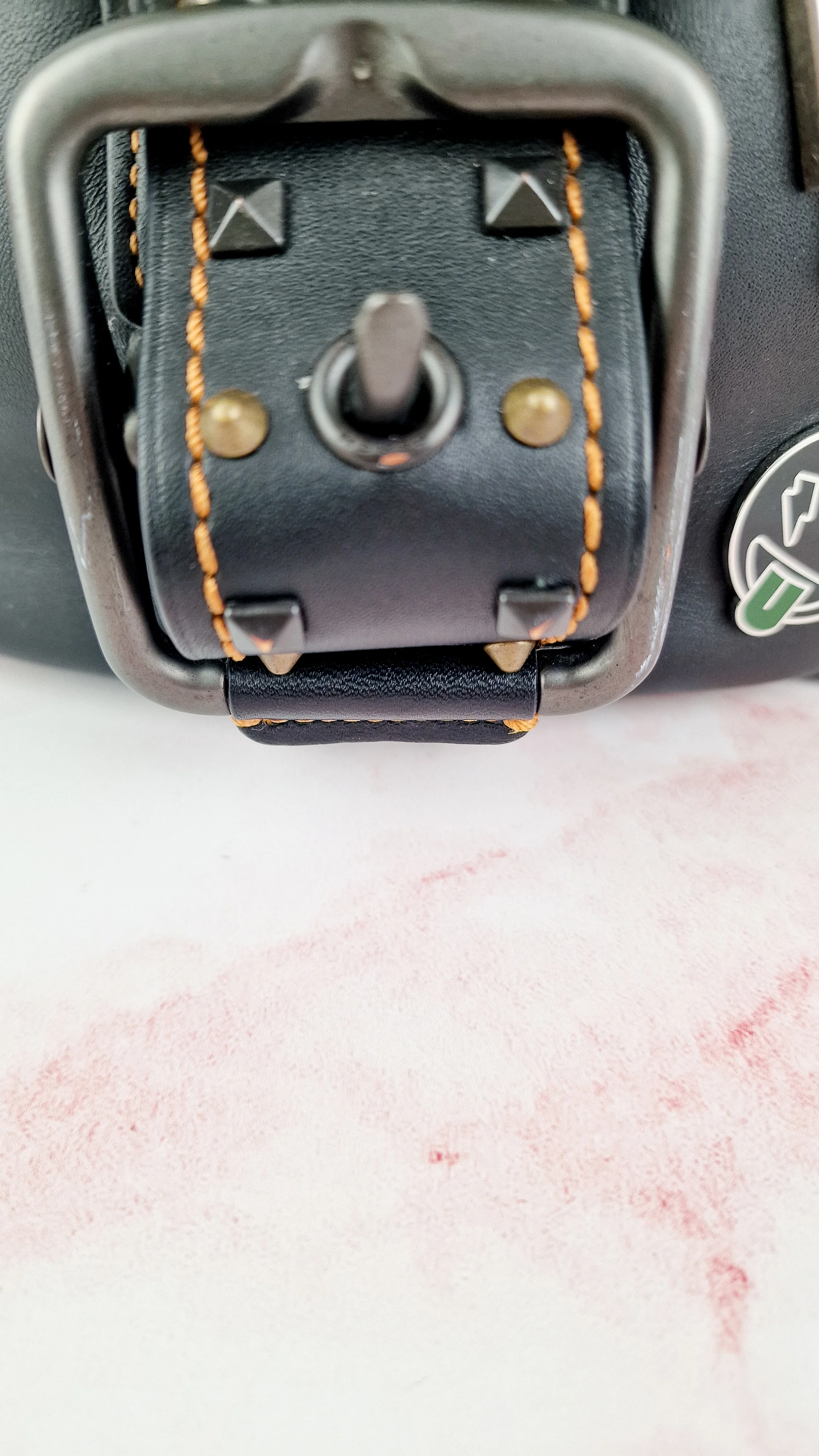 Coach 1941 Badlands Satchel Varsity Patch Bag 1 of 1 Customized Black Smooth Leather - Coach 56587 - Image 13