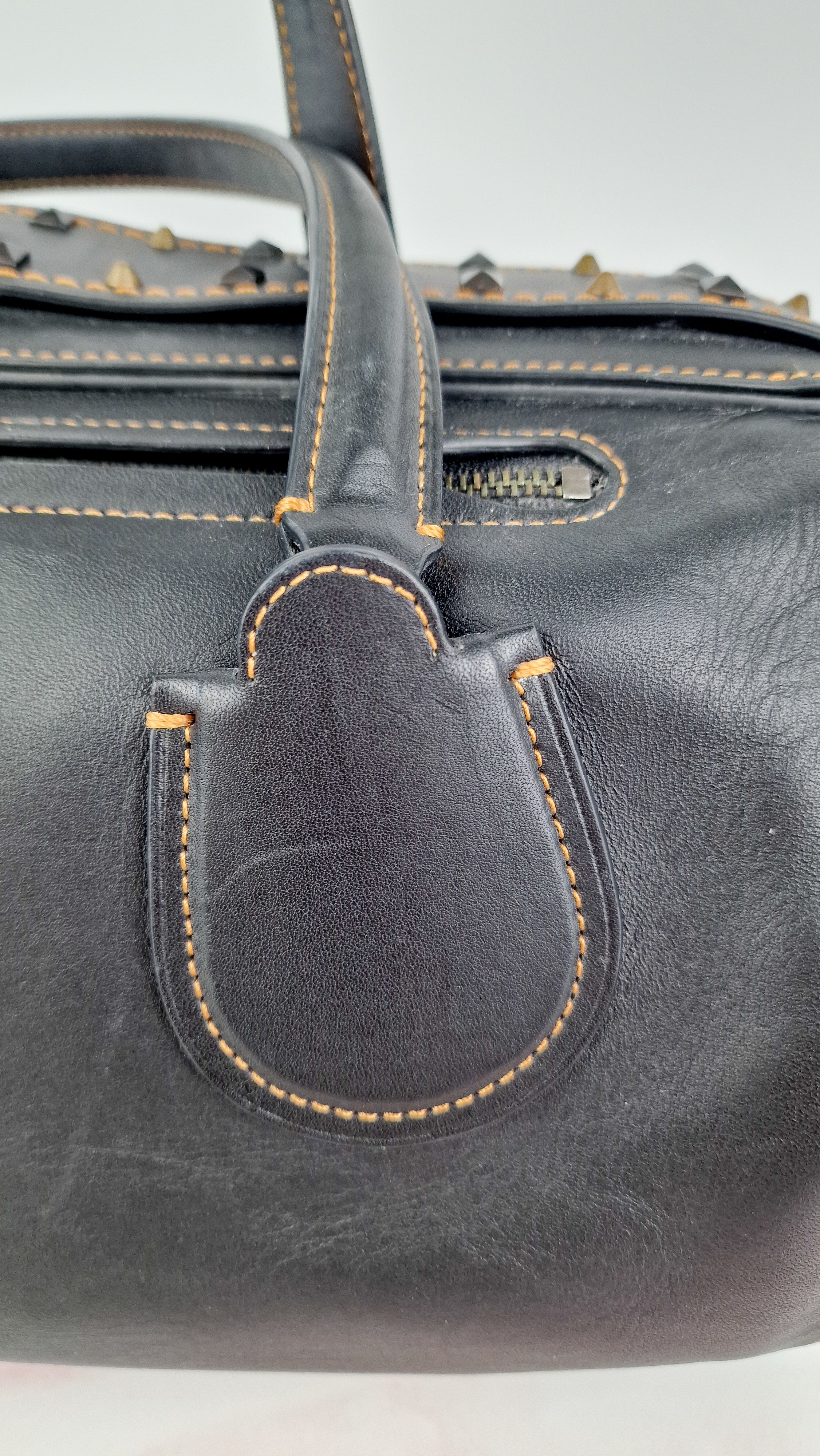 Coach 1941 Badlands Satchel Varsity Patch Bag 1 of 1 Customized Black Smooth Leather - Coach 56587 - Image 16
