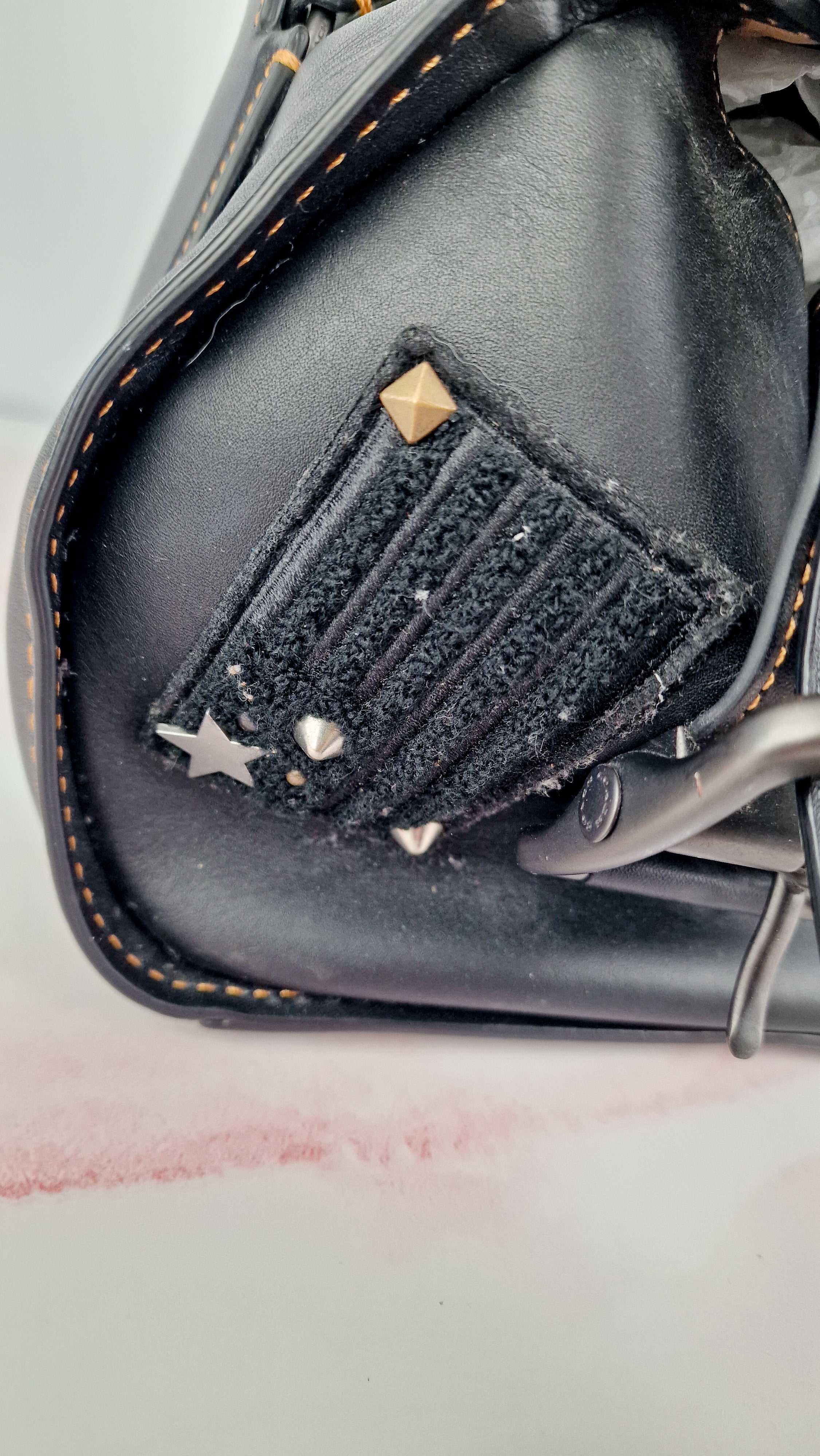 Coach 1941 Badlands Satchel Varsity Patch Bag 1 of 1 Customized Black Smooth Leather - Coach 56587 - Image 20