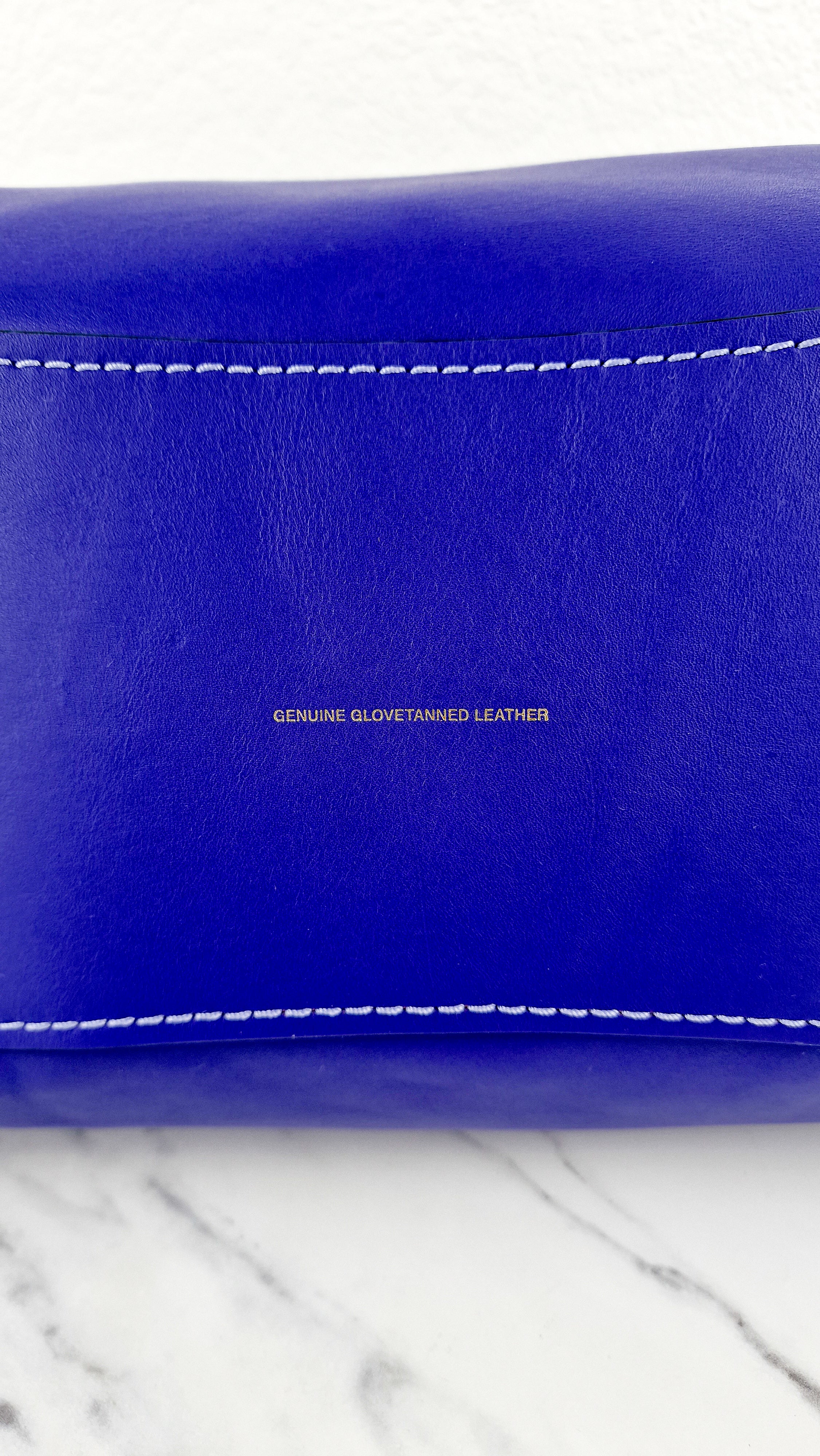 Coach 1941 Badlands Satchel Bag in Purple Blue Heather Grey Colorblock Smooth Leather - Coach 56587 - Image 14