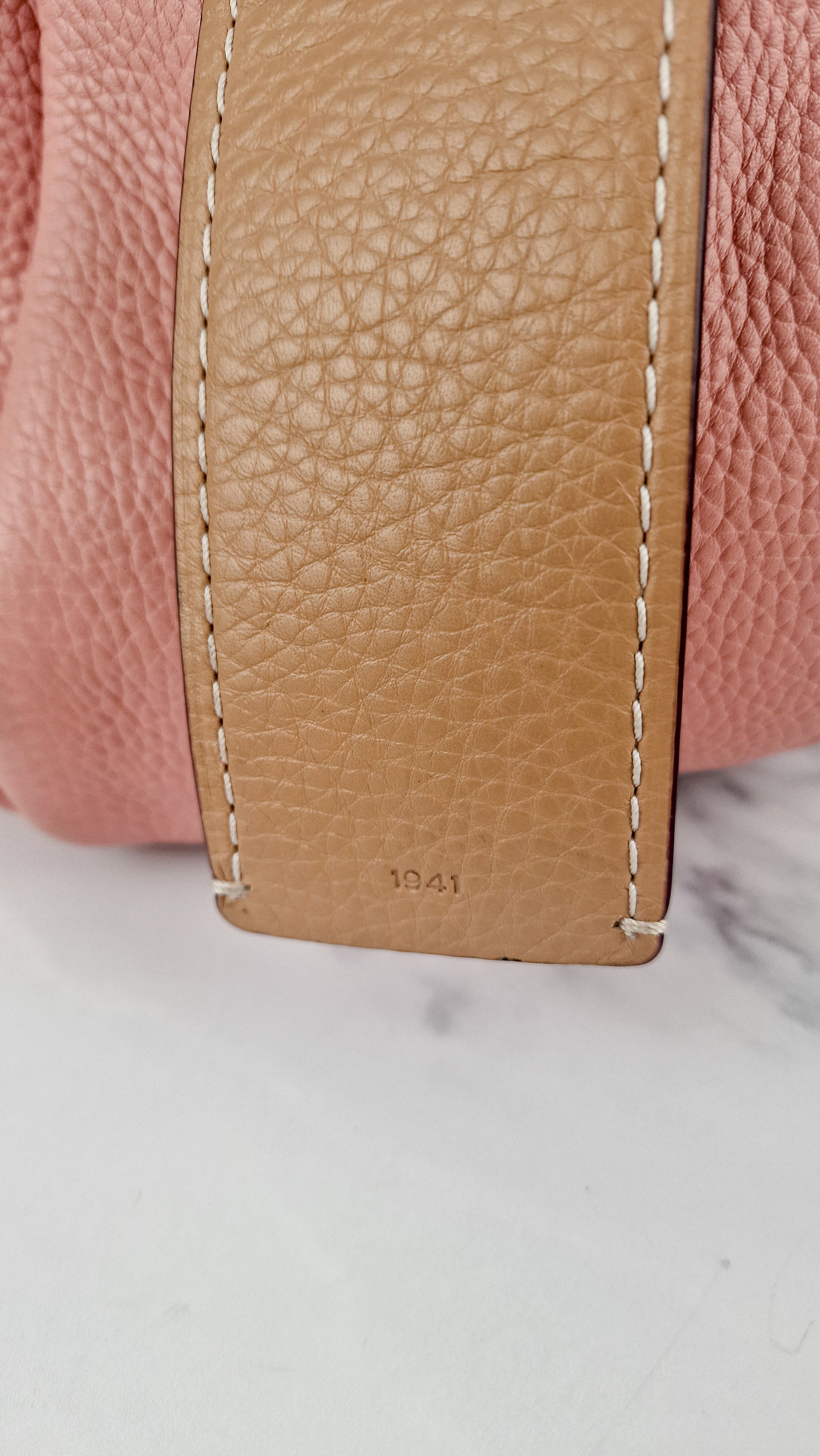 Coach 1941 Bandit Hobo 39 Bag in Peony Pink with Floral Bow - Pebble Leather - 2 in 1 handbag - Coach 86760 - Image 19