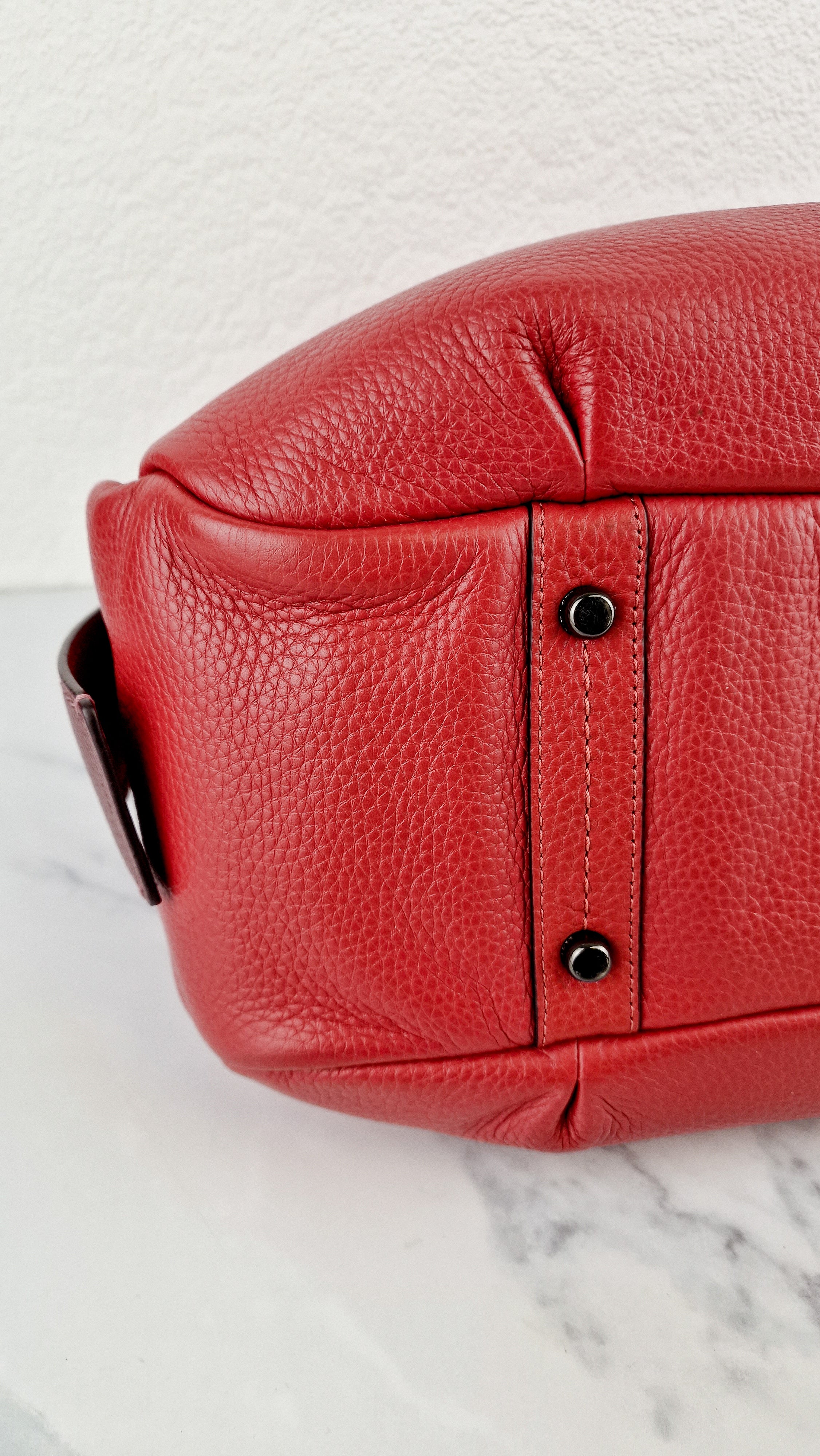 Coach 1941 Bandit Hobo 39 Bag in Washed Red Pebble Leather - 2 in 1 handbag - Coach 86760 - Image 8