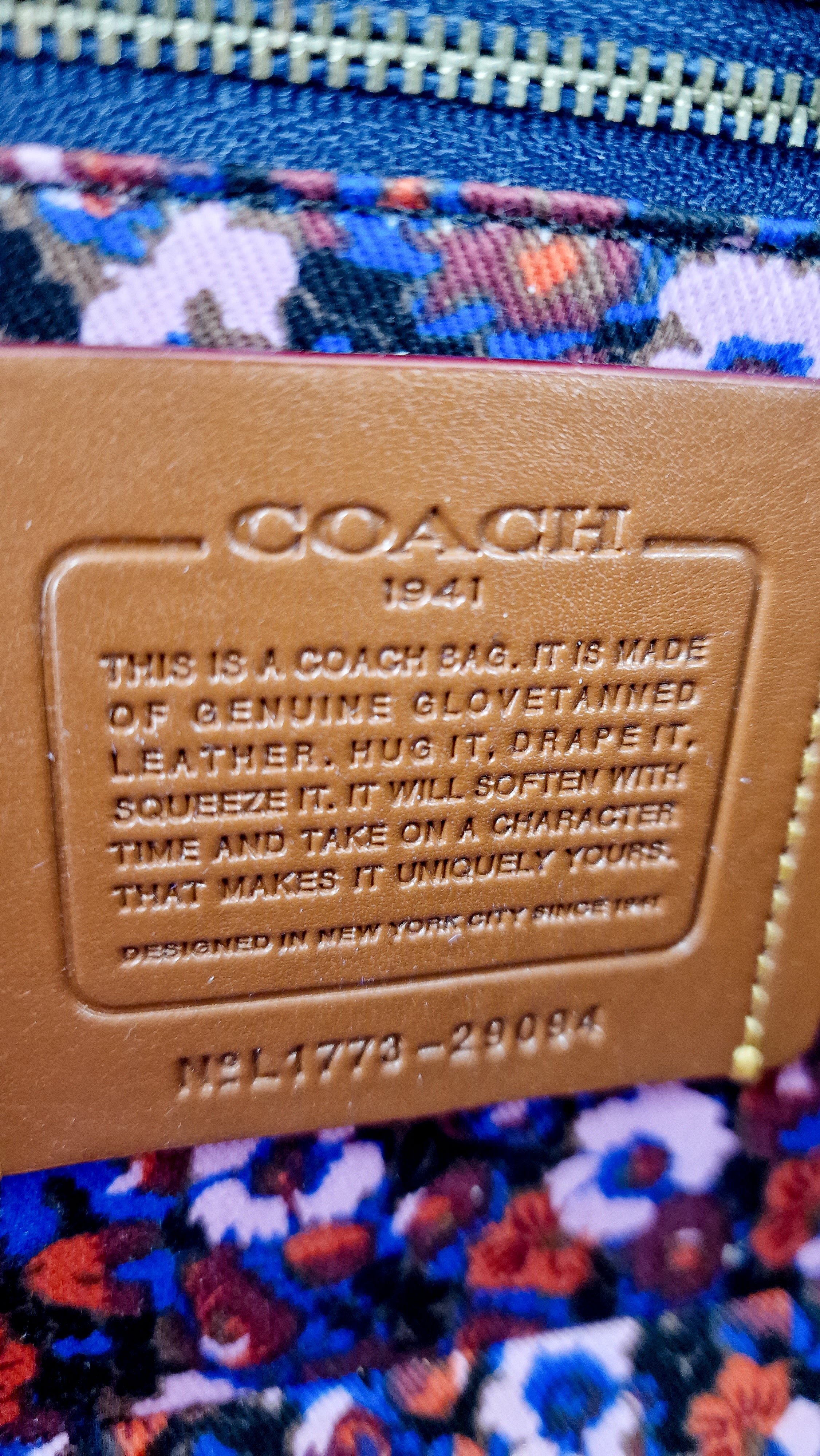Coach 1941 Camera Bag with Tea Rose Turnlock Scalloped Edge C-Chain Strap Cadet Blue Purple Crossbody Bag - Coach 29094 - Image 17
