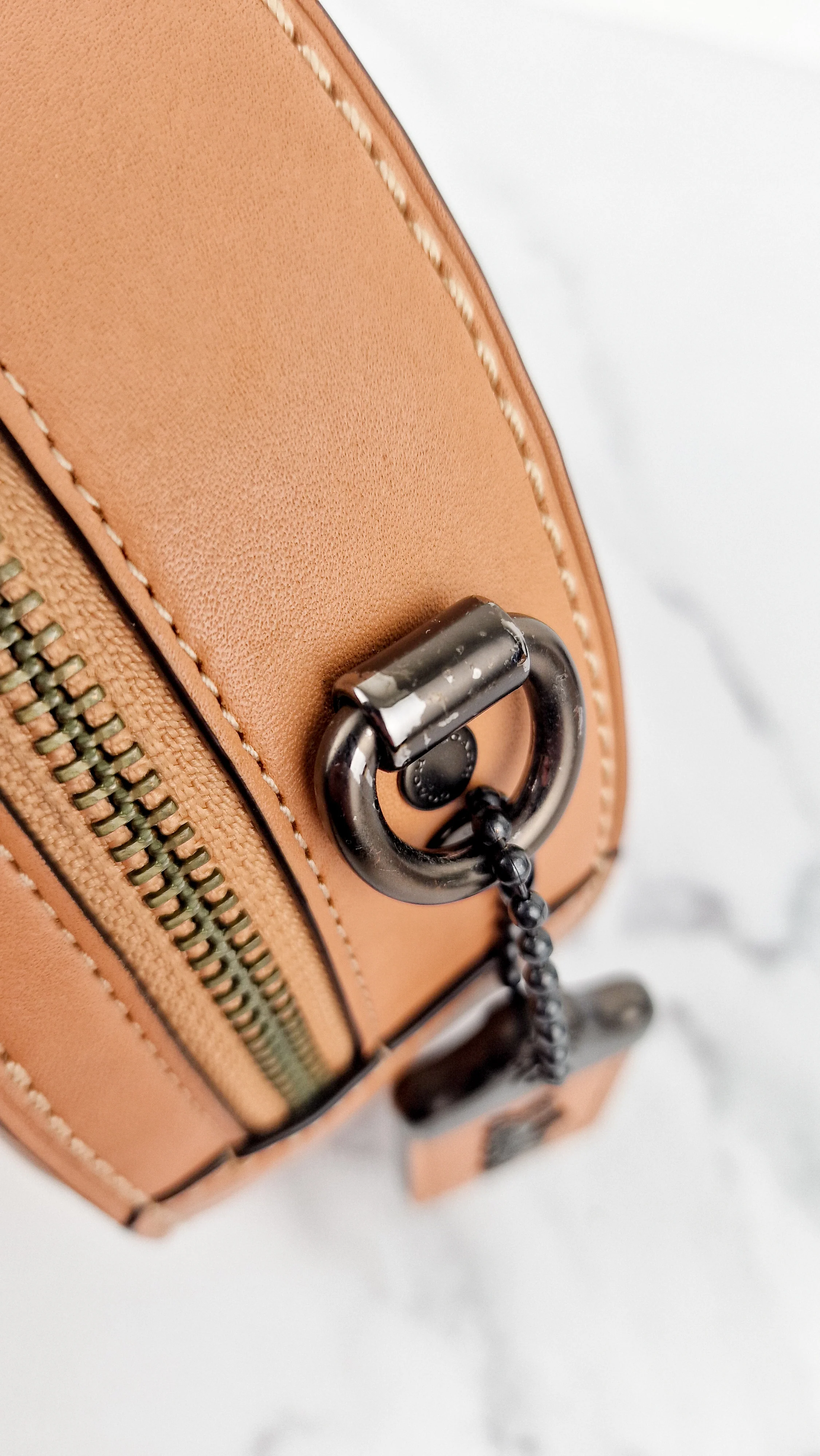 Coach 1941 Canteen Bag in Melon Orange - 90s Style Crossbody Bag Sample Bag  35844 - Image 11