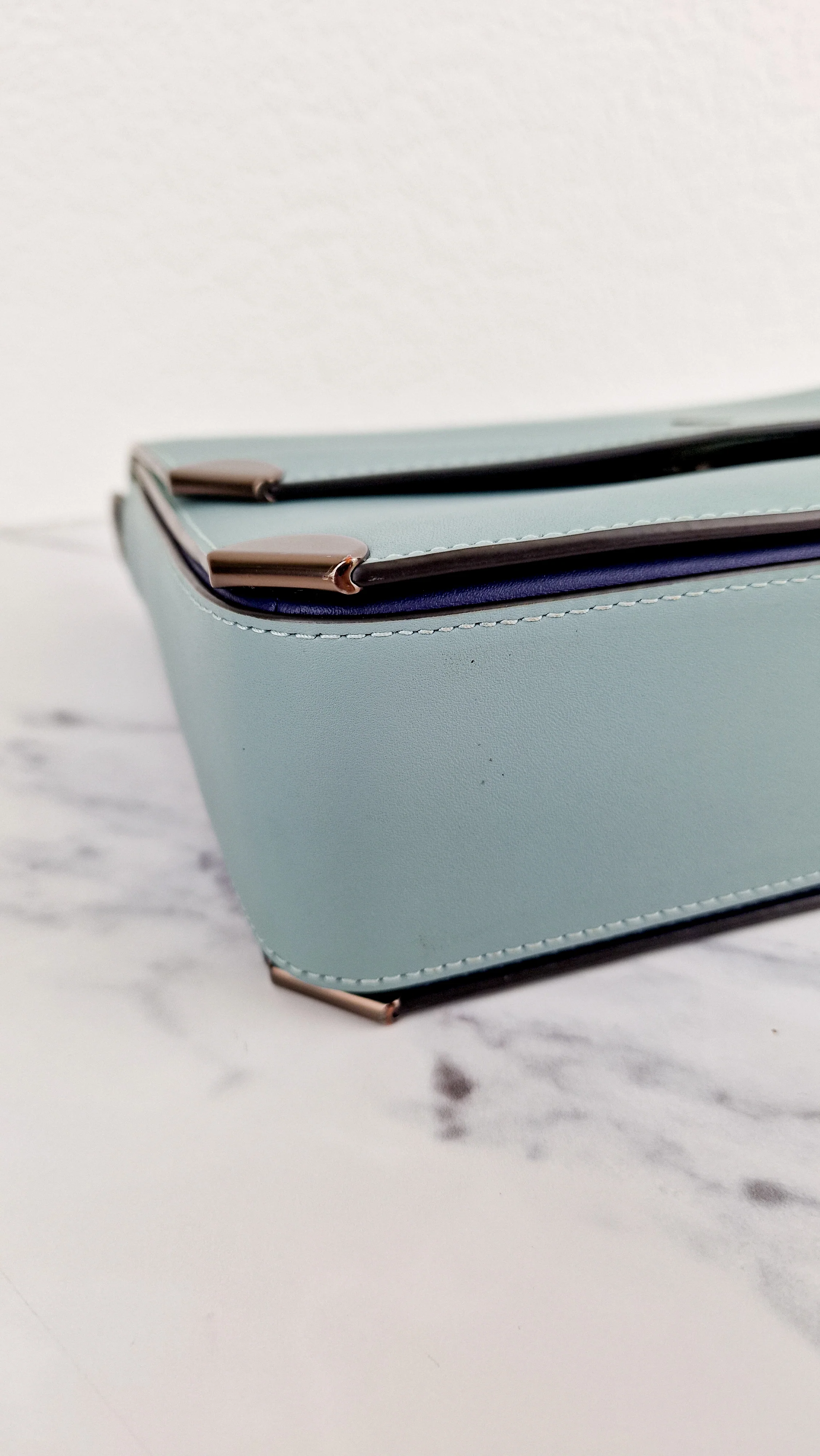 Coach 1941 Cooper Shoulder Bag Sage Green Blue Crossbody Flap Bag - Coach 38660 - Image 13