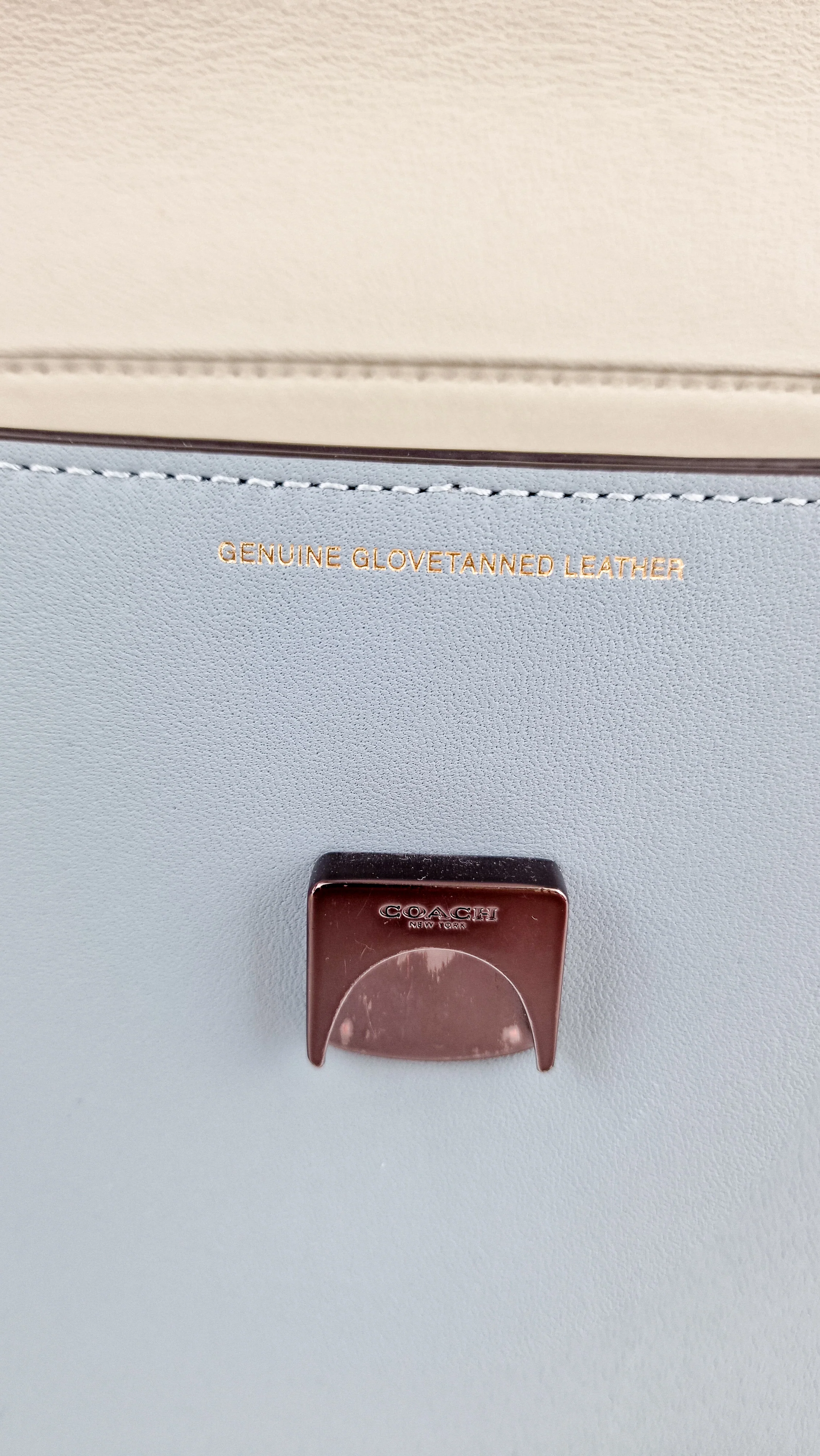 Coach 1941 Cooper Shoulder Bag Sage Green Blue Crossbody Flap Bag - Coach 38660 - Image 15