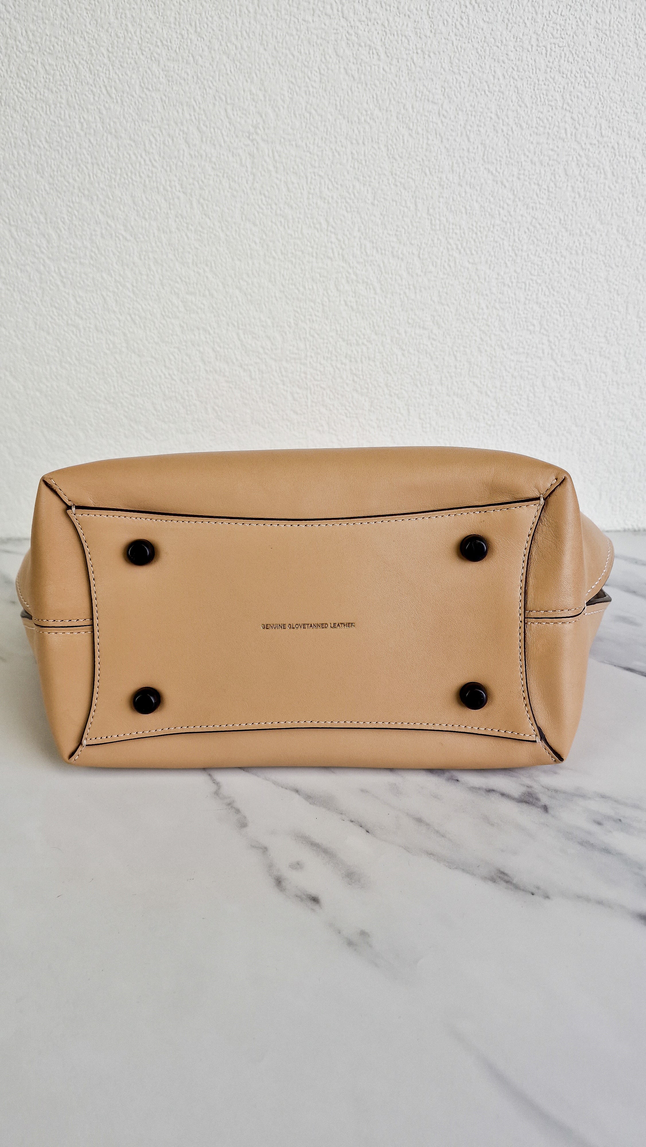 Coach 1941 Dakotah Satchel in Beechwood Smooth Leather - Tophandle Crossbody Handbag - Coach 59132 - Image 8