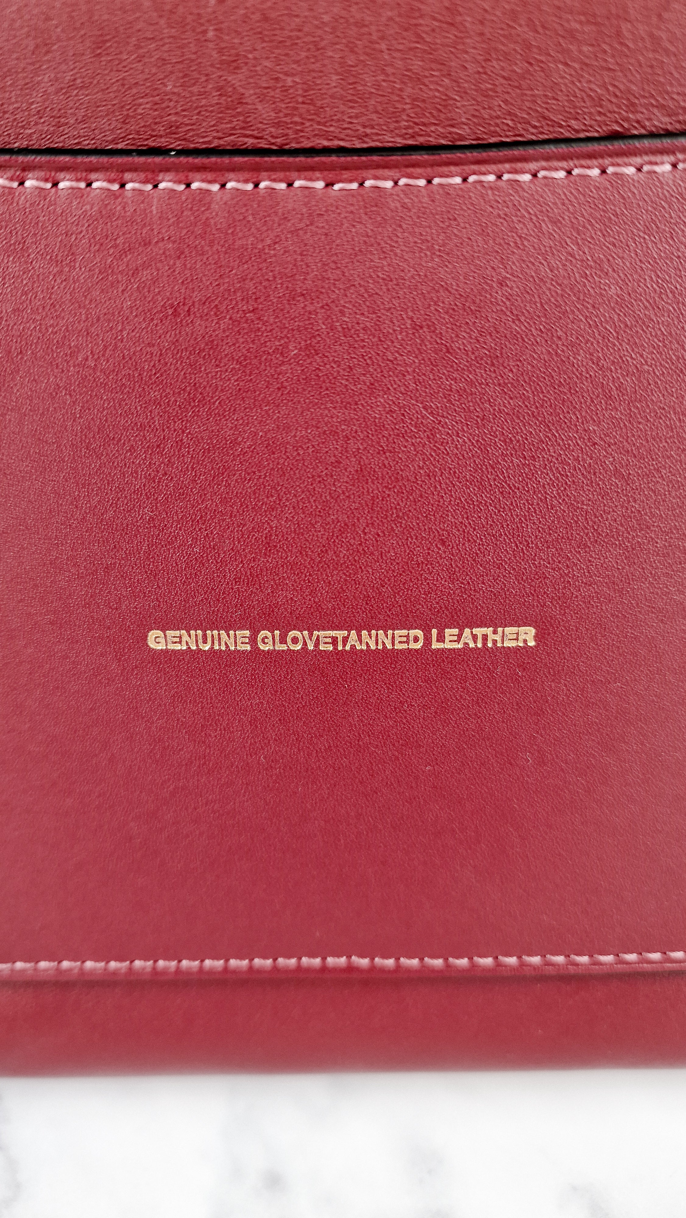Coach 1941 Dakotah Satchel in Burgundy Red Smooth Leather Handbag Crossbody Bag - Coach 59132 - Image 9