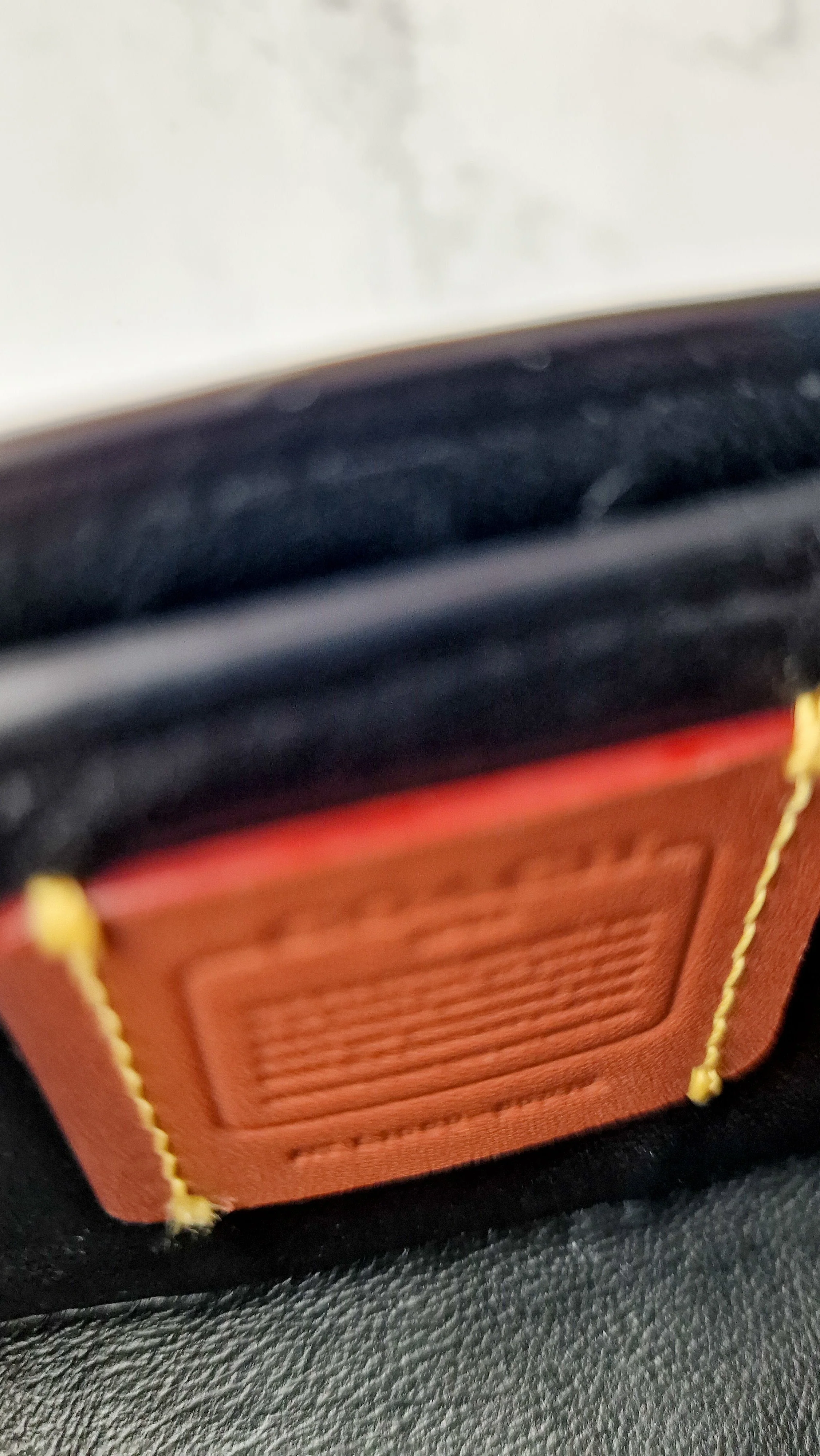 Coach 1941 Dinkier with Whipstitch Snake Trim in Black Smooth Leather With Pink Snakeskin - Crossbody Bag Clutch Mini Dinky - Coach 86819 - Image 14