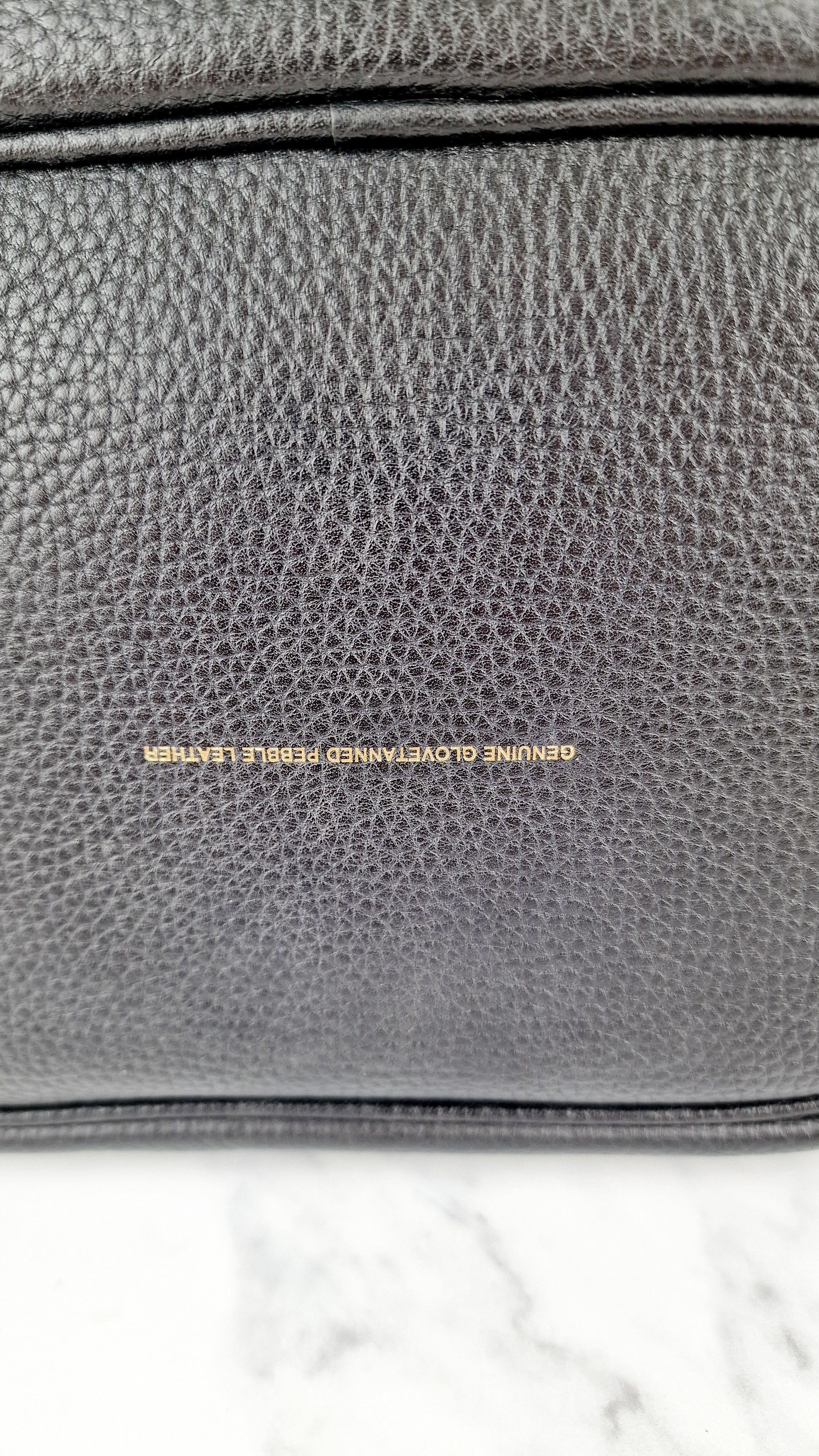 Coach 1941 Duffle Bag with Border Rivets in Black Pebble Leather with Zip Top Tea Rose - Crossbody bag - Image 10
