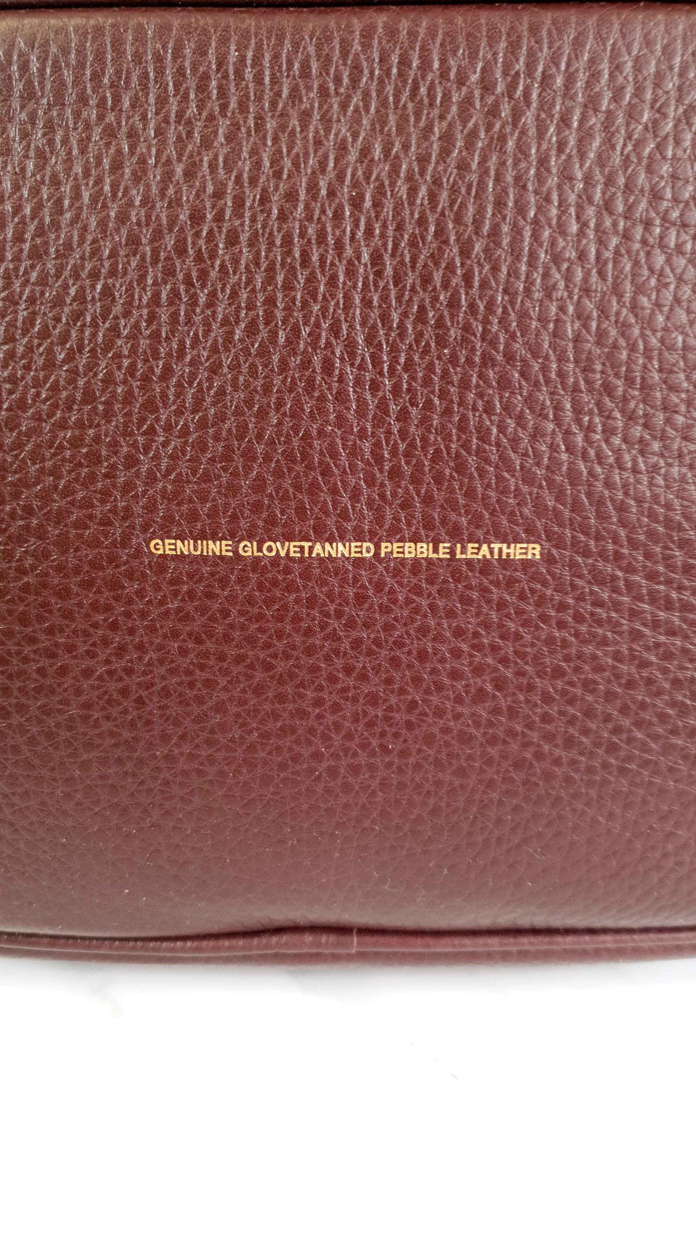 Coach 1941 Duffle Bag in Oxblood Pebble Leather with Zip Top - Coach 29257 - Image 11