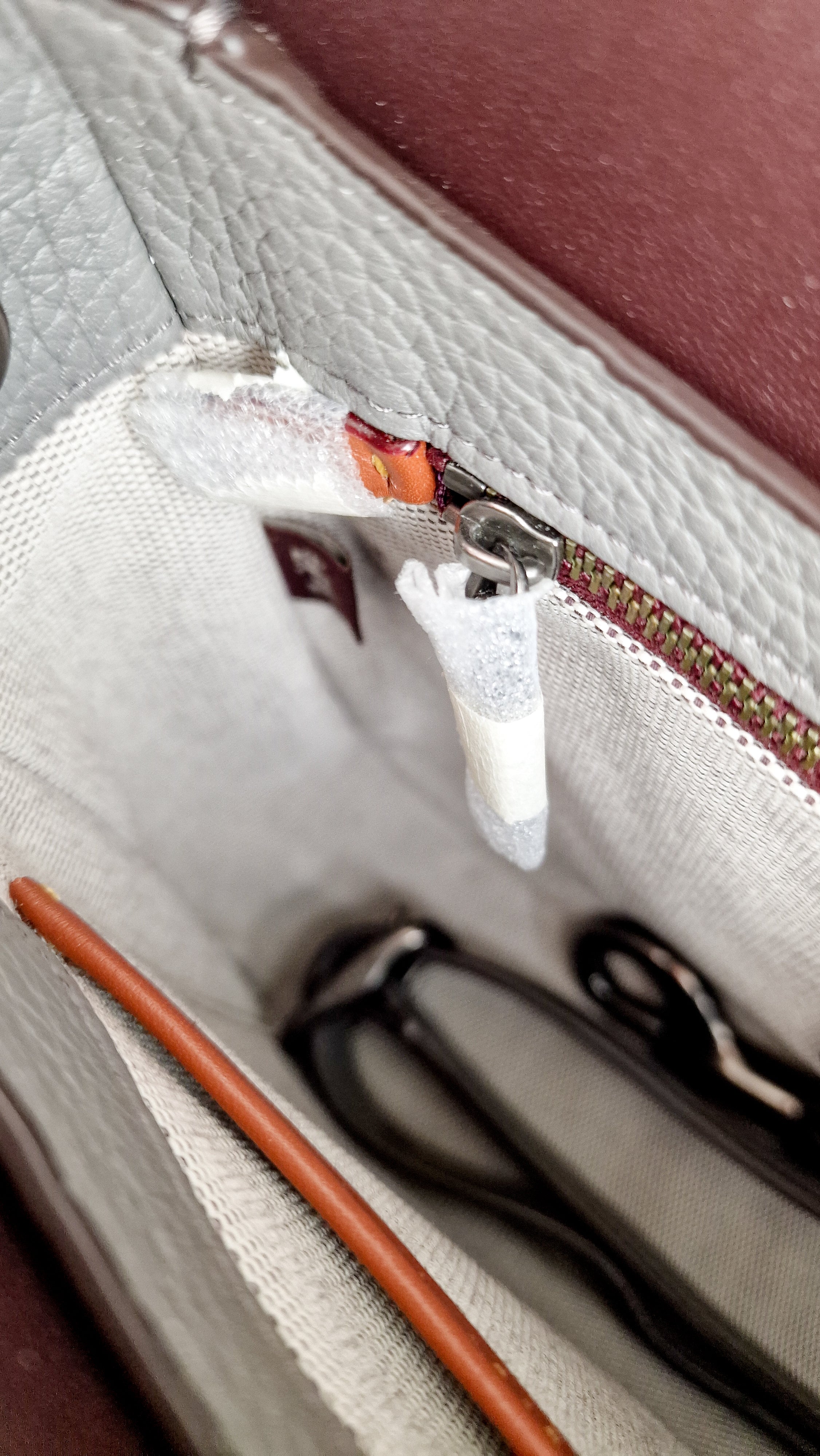 Coach 1941 Page 27 With Border Rivets in Heather Grey Pebble Leather - Coach 31929 - Image 15