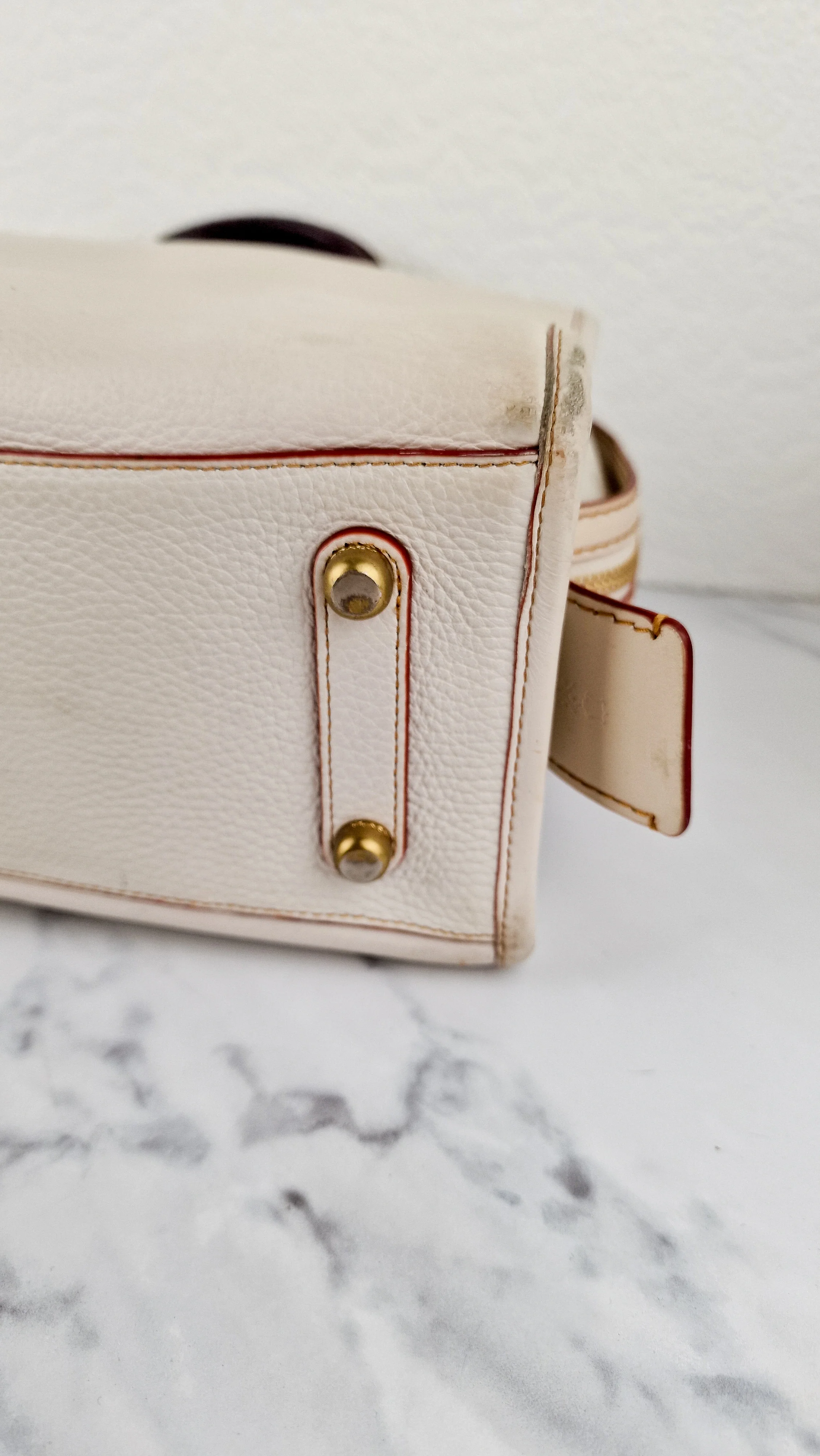 Coach 1941 Rogue 31 in Chalk Pebble Leather - Satchel Handbag - Coach 38124 - Image 17