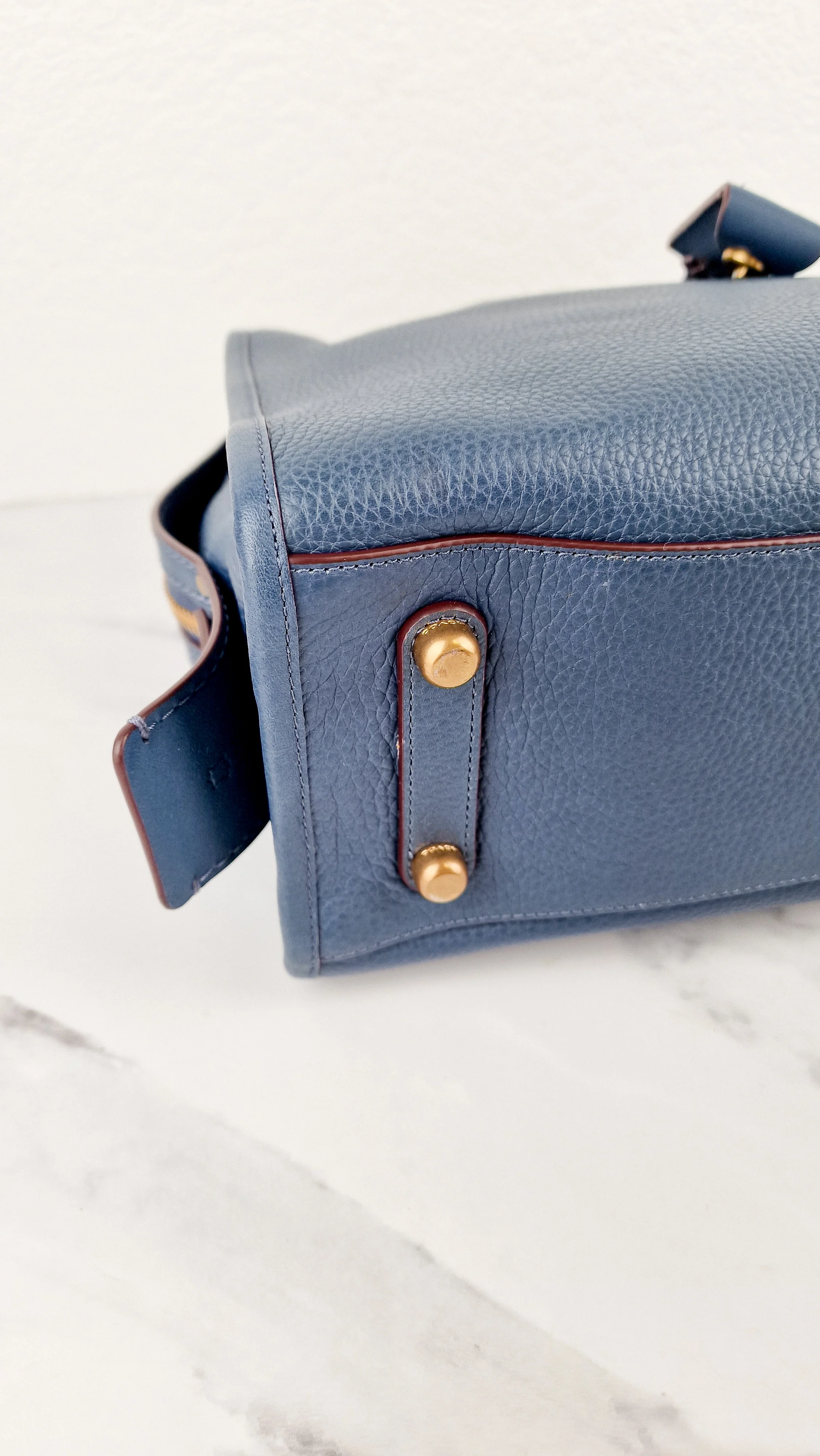 Coach 1941 Rogue 31 in Dark Denim Blue - Shoulder Bag Satchel Handbag Coach 38124 - Image 11