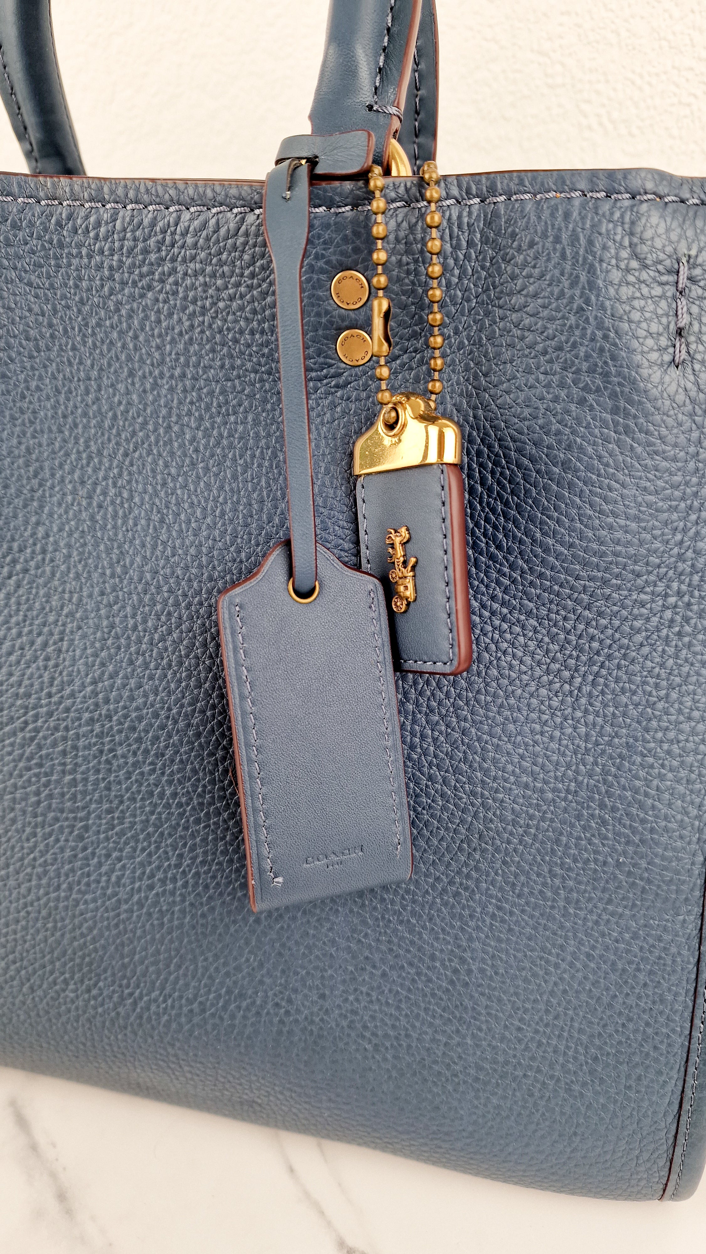 Coach 1941 Rogue 31 in Dark Denim Blue - Shoulder Bag Satchel Handbag Coach 38124 - Image 3