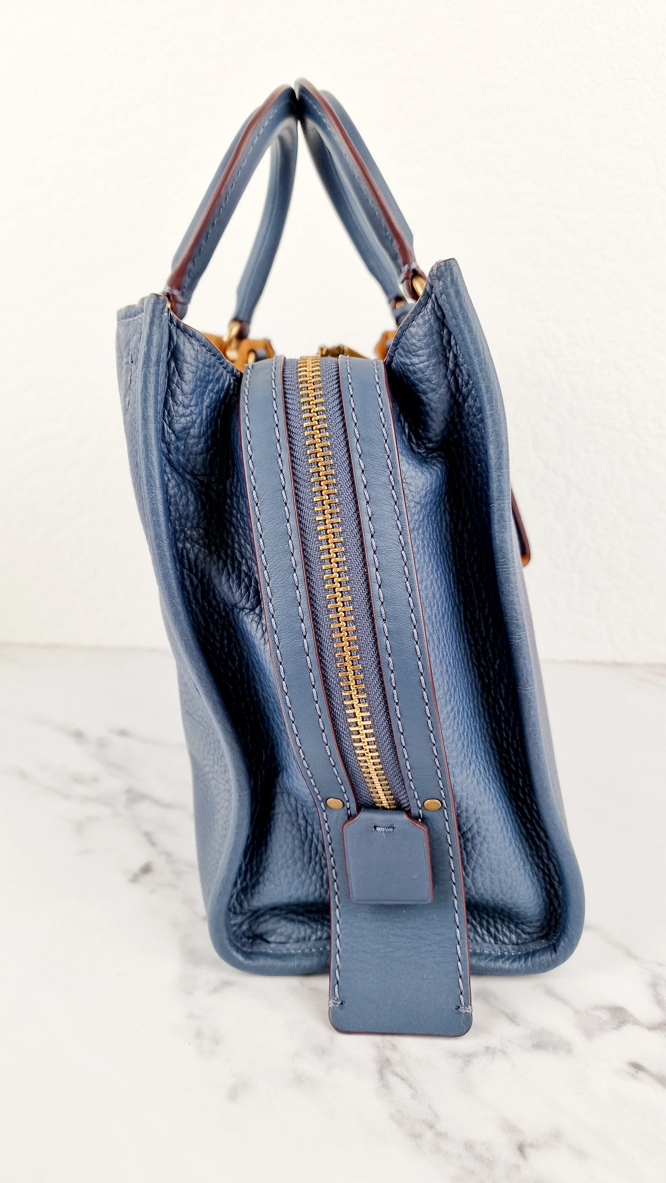 Coach 1941 Rogue 31 in Dark Denim Blue - Shoulder Bag Satchel Handbag Coach 38124 - Image 8