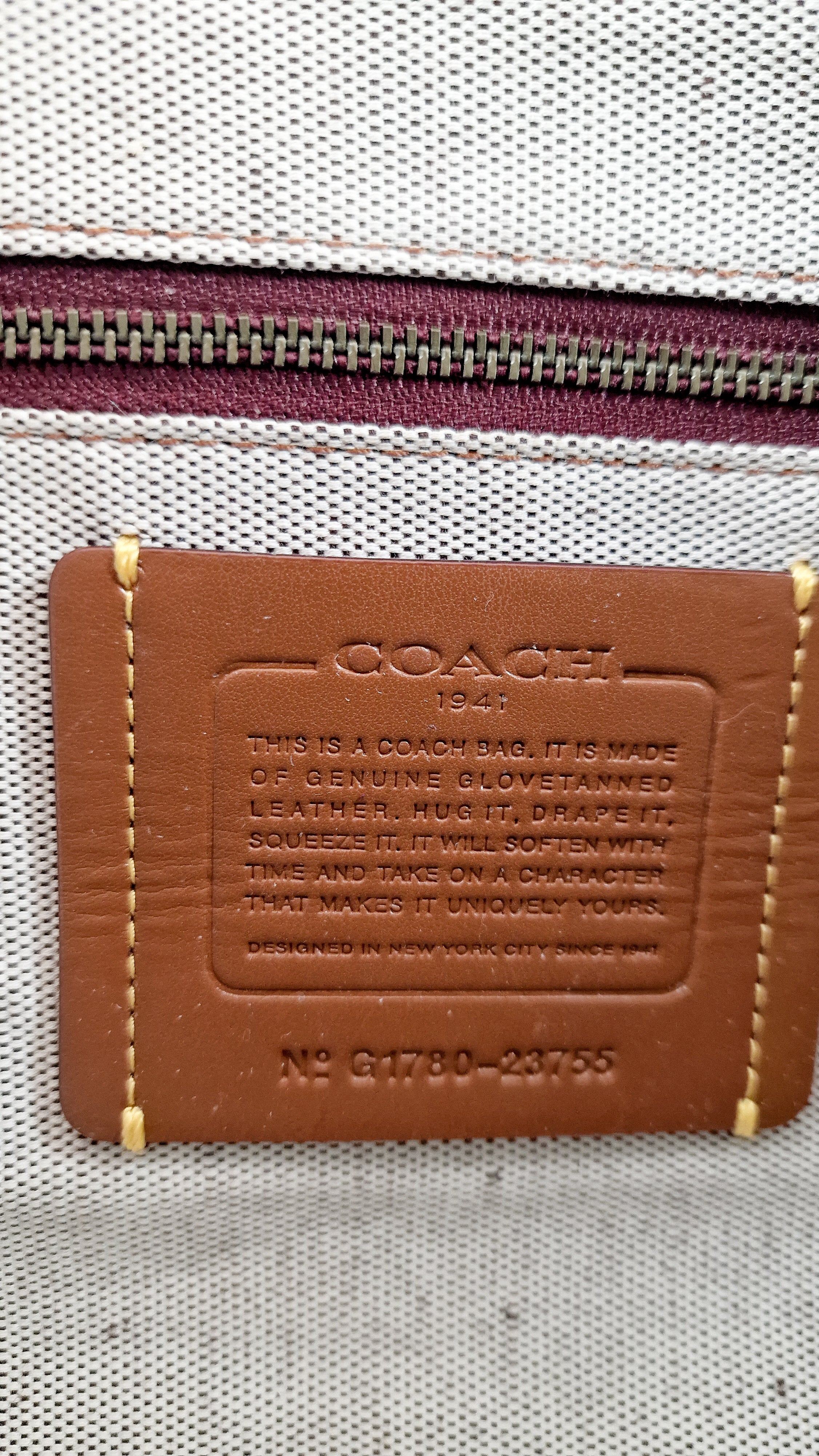 Coach 1941 Rogue 31 in Heather Grey Pebbled Leather with Oxblood Suede Sides Colorblock Satchel Handbag - Coach 23755 - Image 16