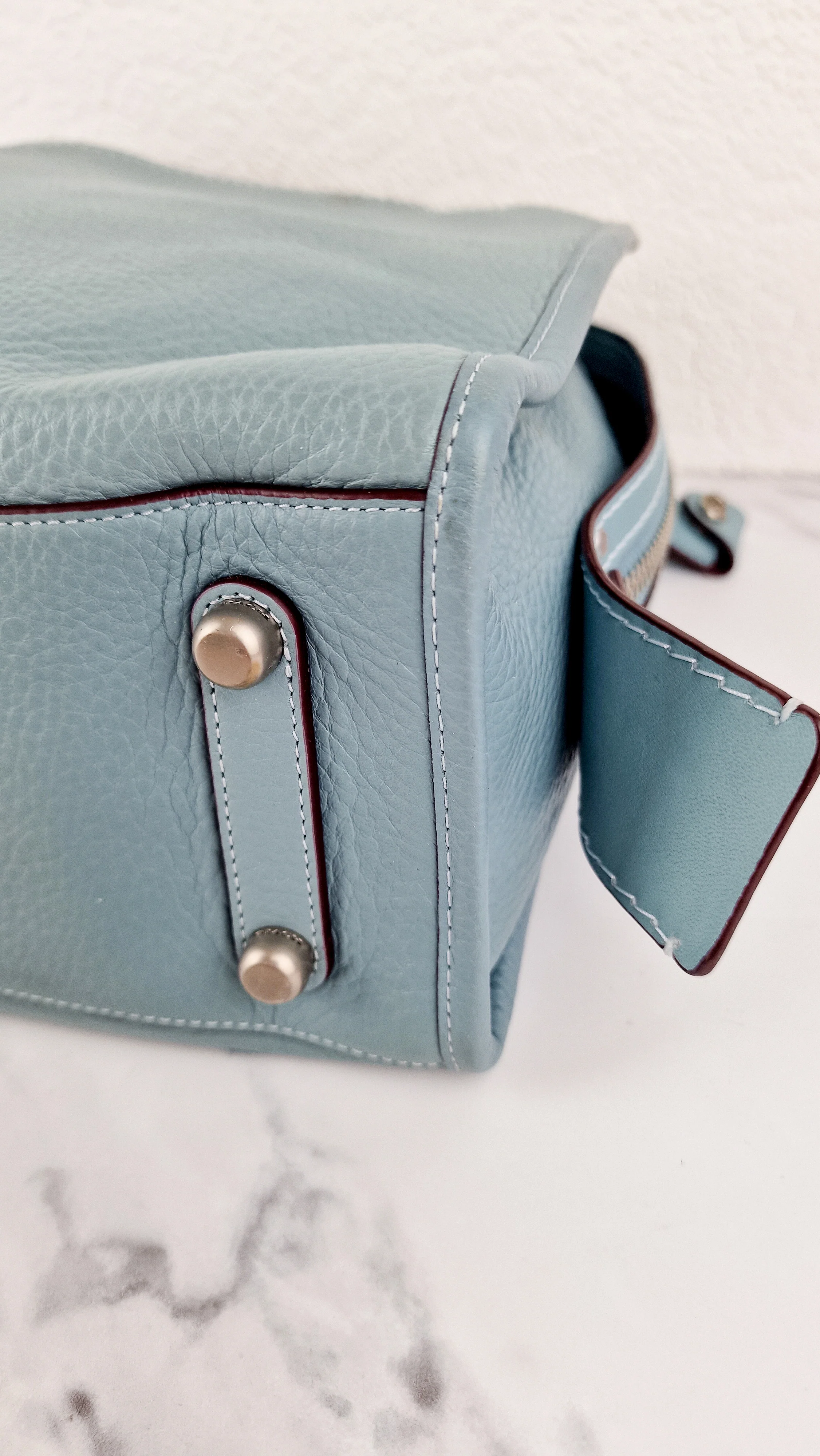 Coach 1941 Rogue 31 in Steel Blue Nickel Silver Hardware - Shoulder Bag Satchel - Coach 38124 - Image 11