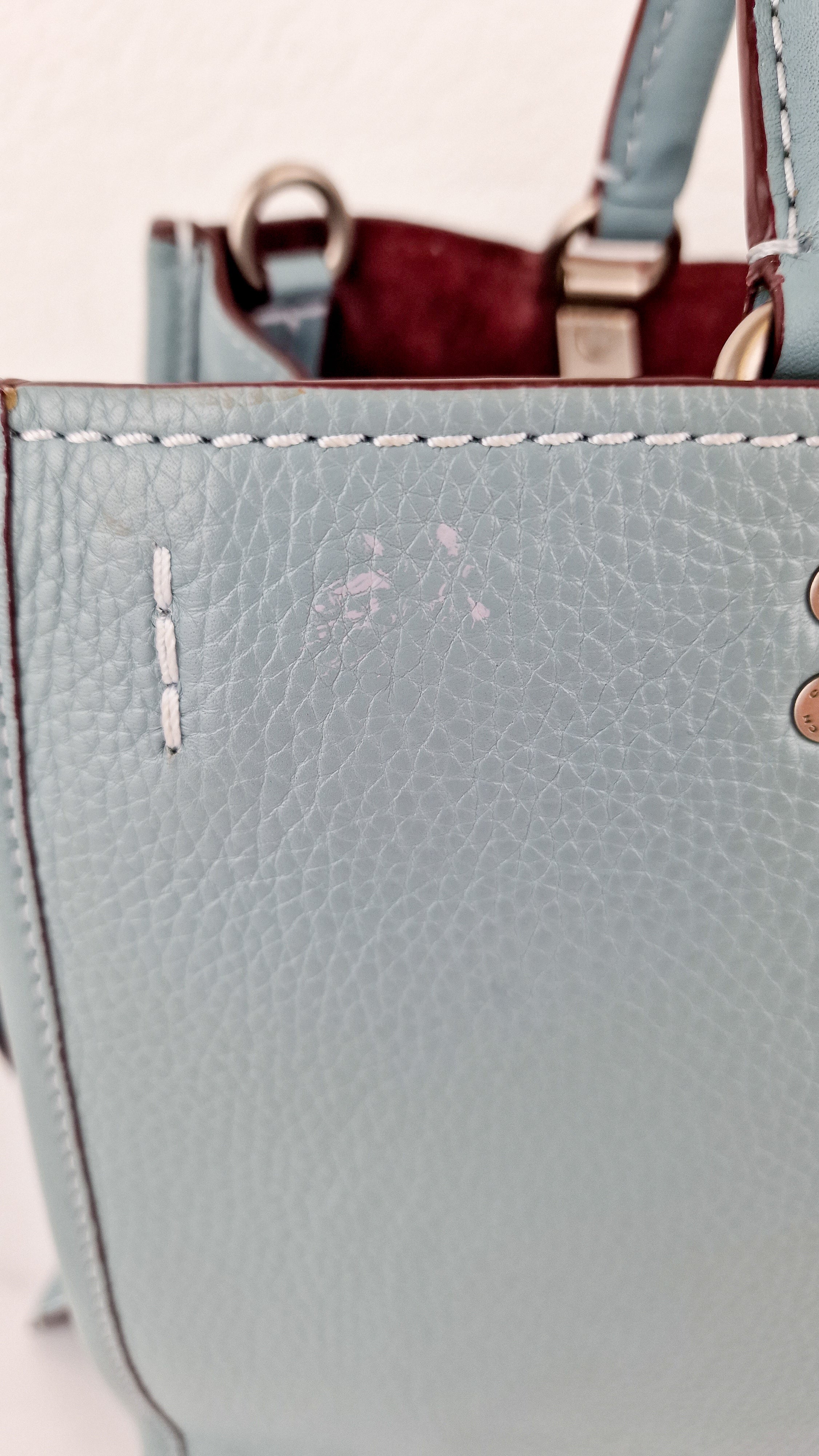 Coach 1941 Rogue 31 in Steel Blue Nickel Silver Hardware - Shoulder Bag Satchel - Coach 38124 - Image 3