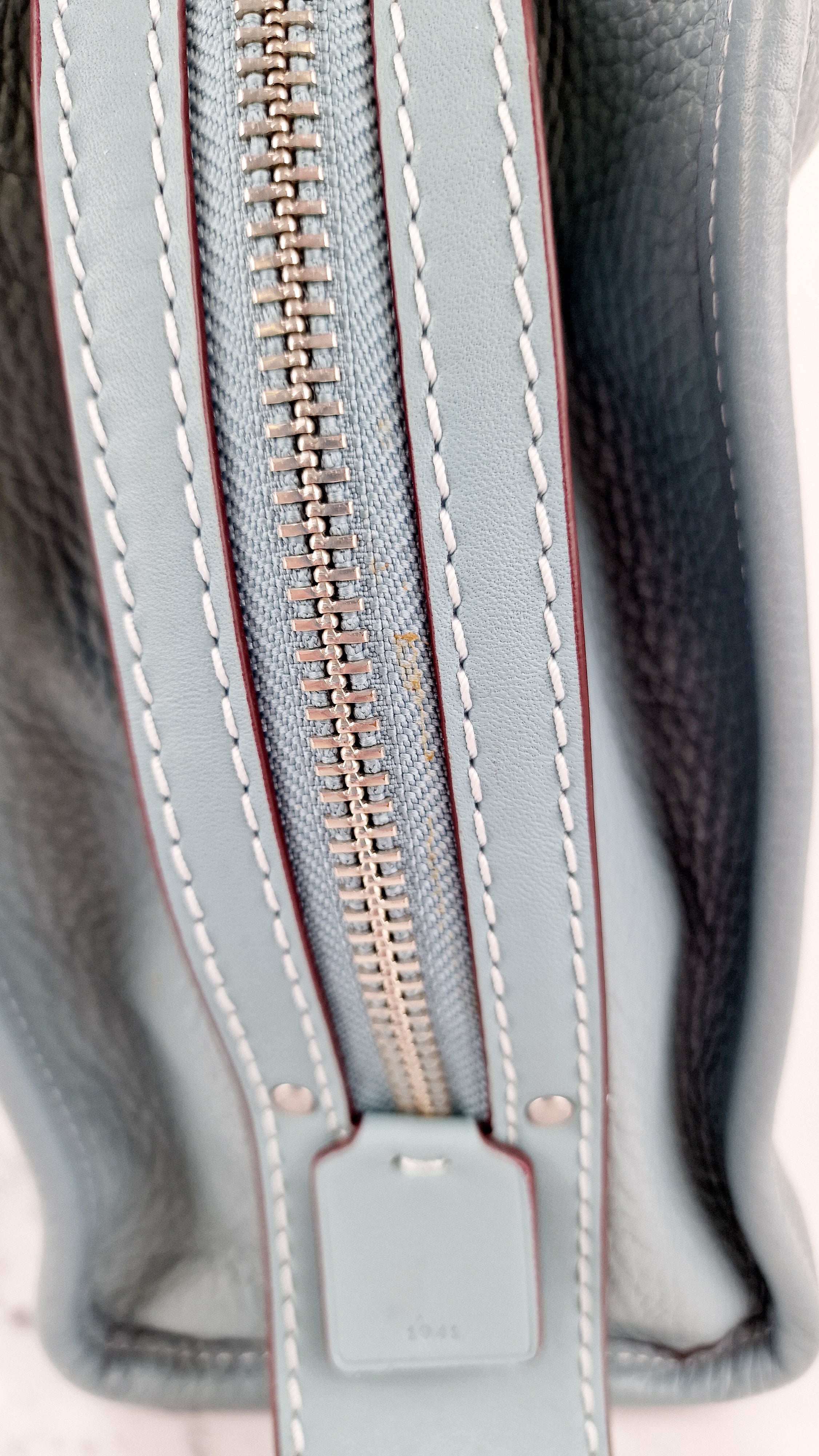 Coach 1941 Rogue 31 in Steel Blue Nickel Silver Hardware - Shoulder Bag Satchel - Coach 38124 - Image 6