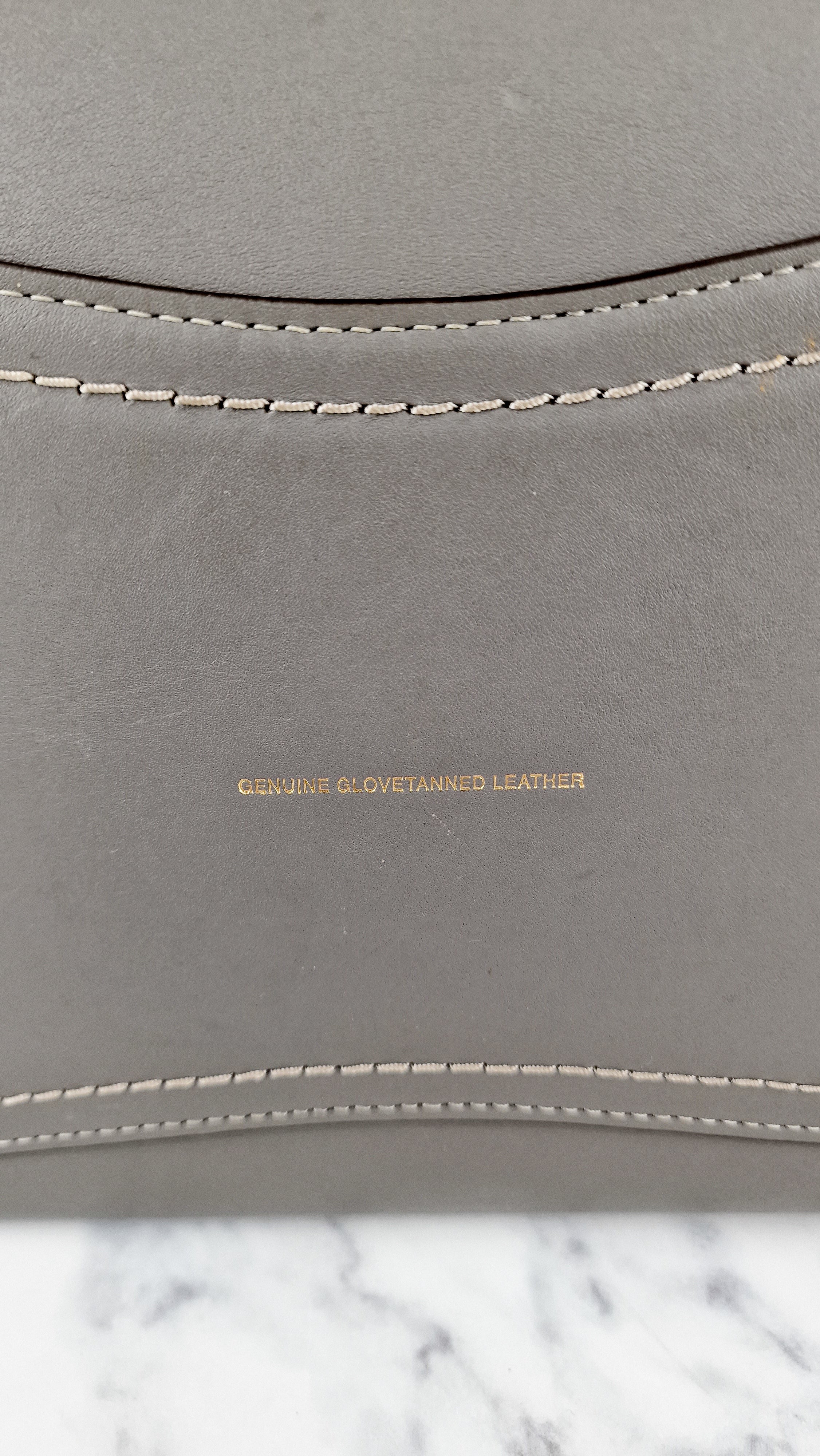 Coach 1941 Rogue Tote Bag Grey Smooth Leather Handbag Shoulder Bag - Coach 59136 - Image 12