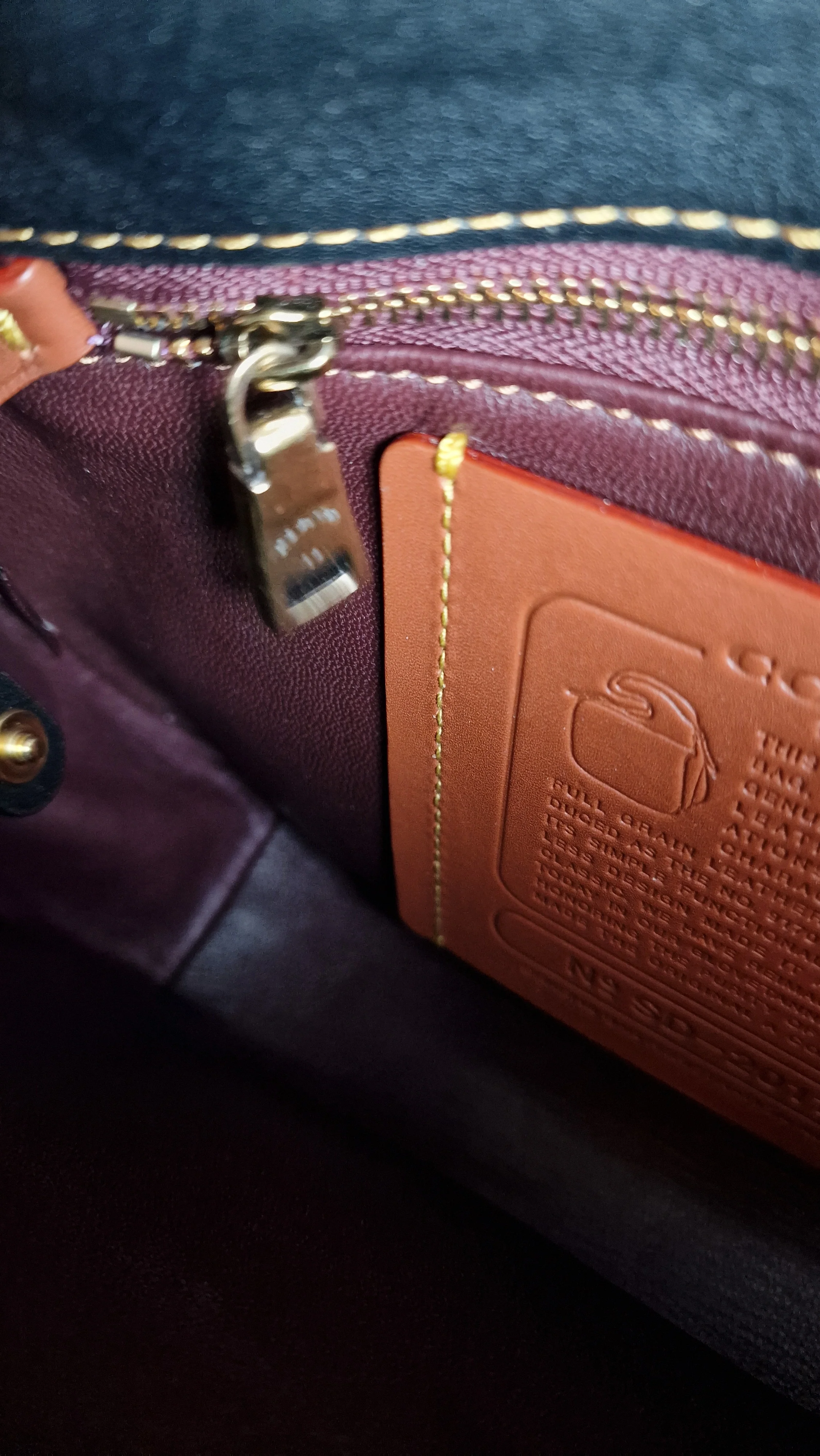 Coach 1941 Saddle 23 Bag in Black & Burgundy Tea Roses Appliqué Crossbody Shoulder Bag - Coach 38195 - Image 20