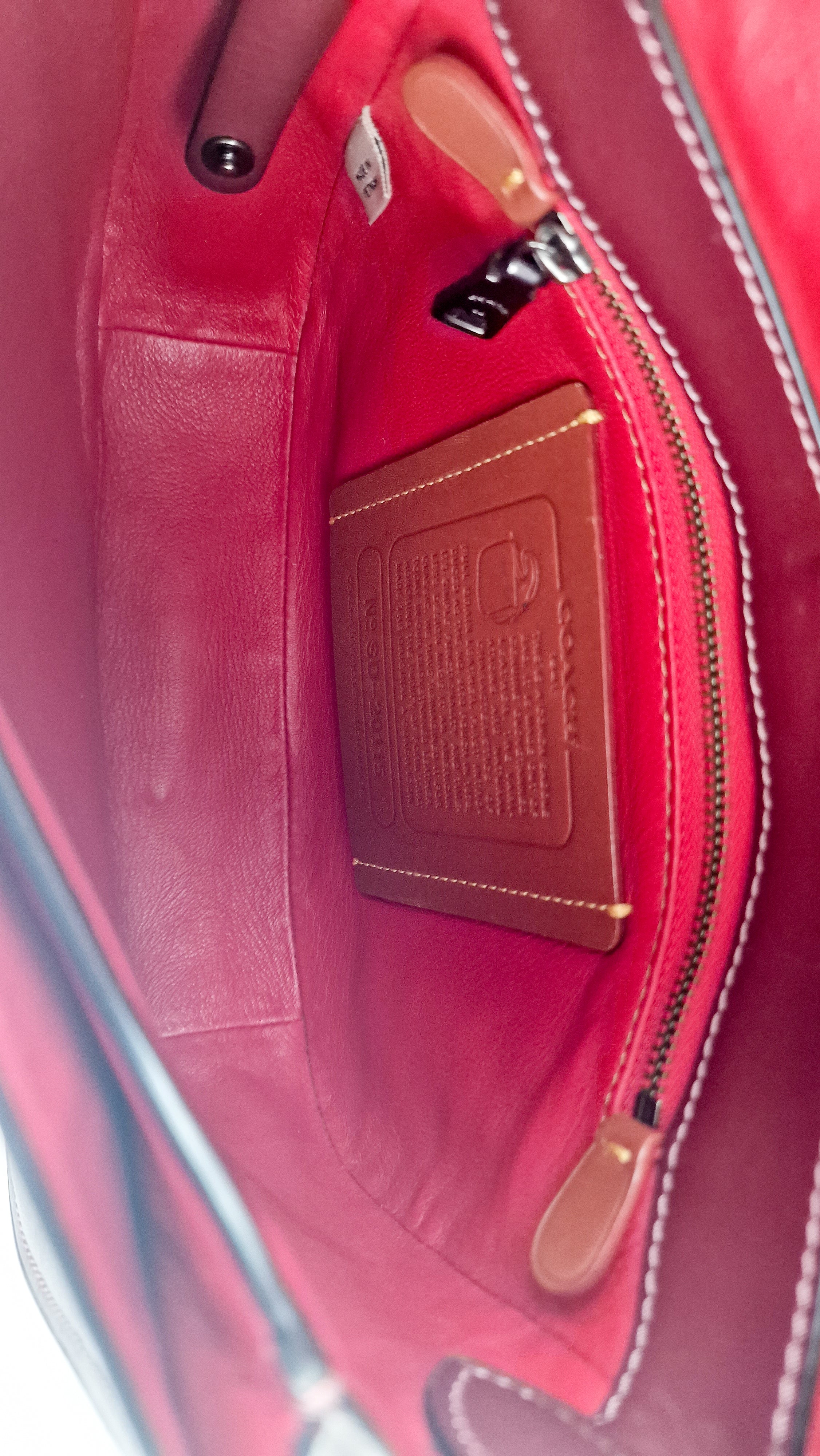 Coach 1941 Saddle 23 Bag in Burgundy Smooth Leather - Crossbody Shoulder Bag Red - Coach 55036 - Image 13