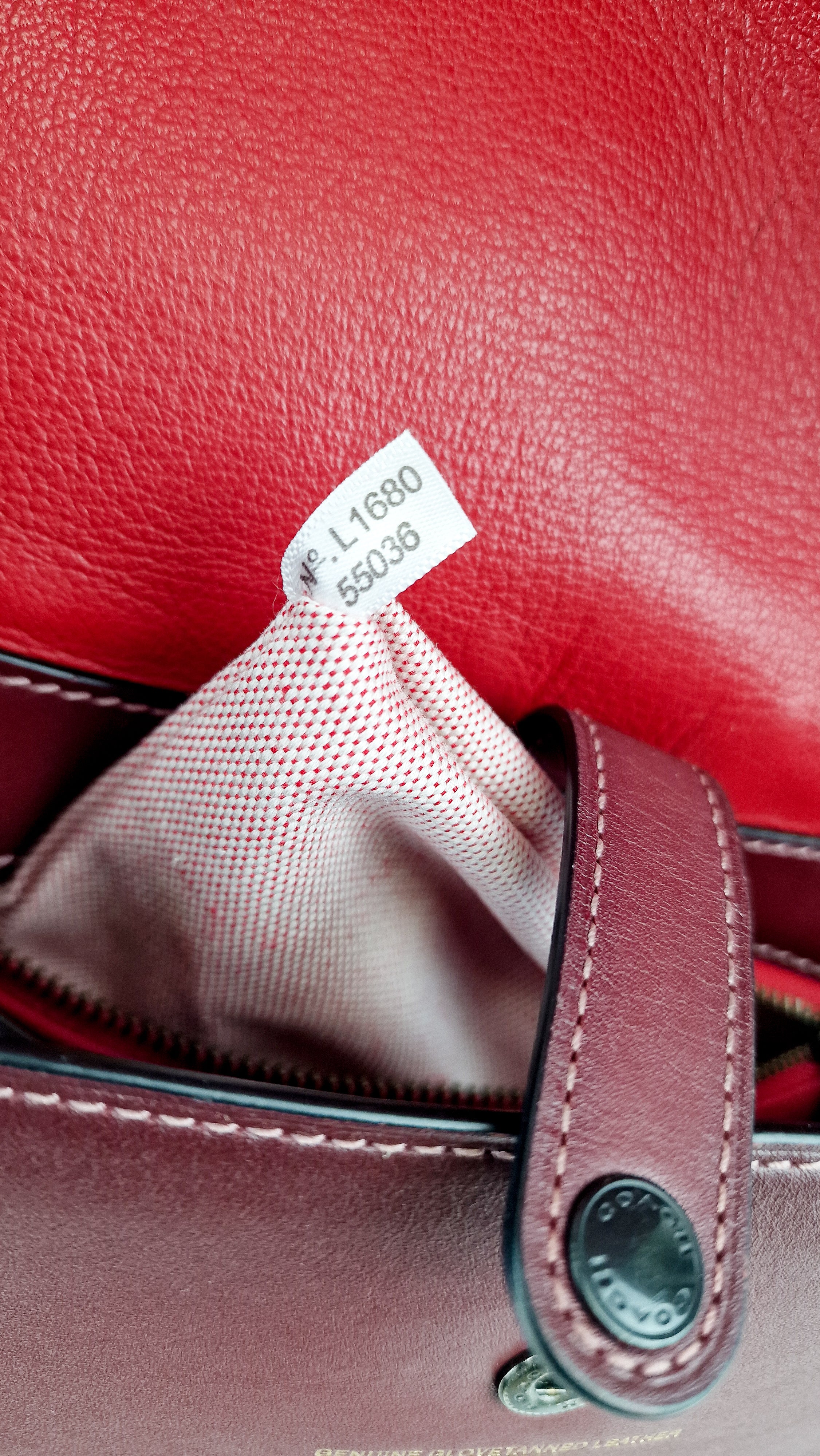 Coach 1941 Saddle 23 Bag in Burgundy Smooth Leather - Crossbody Shoulder Bag Red - Coach 55036 - Image 15