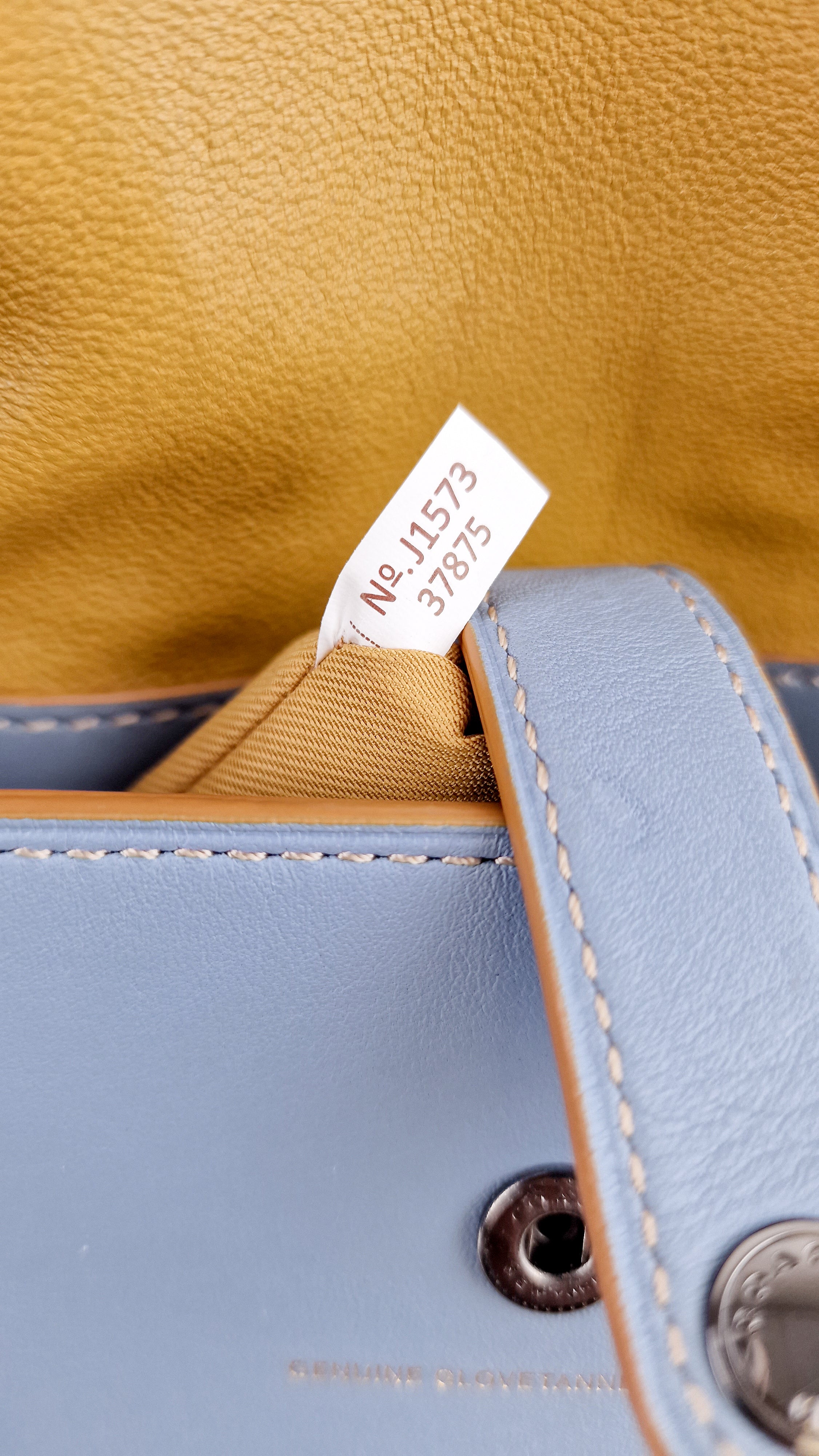 Coach 1941 Saddle 23 Bag in Cornflower Blue Smooth Leather - 75th Anniversary Limited Edition - Coach 37875 - Image 13