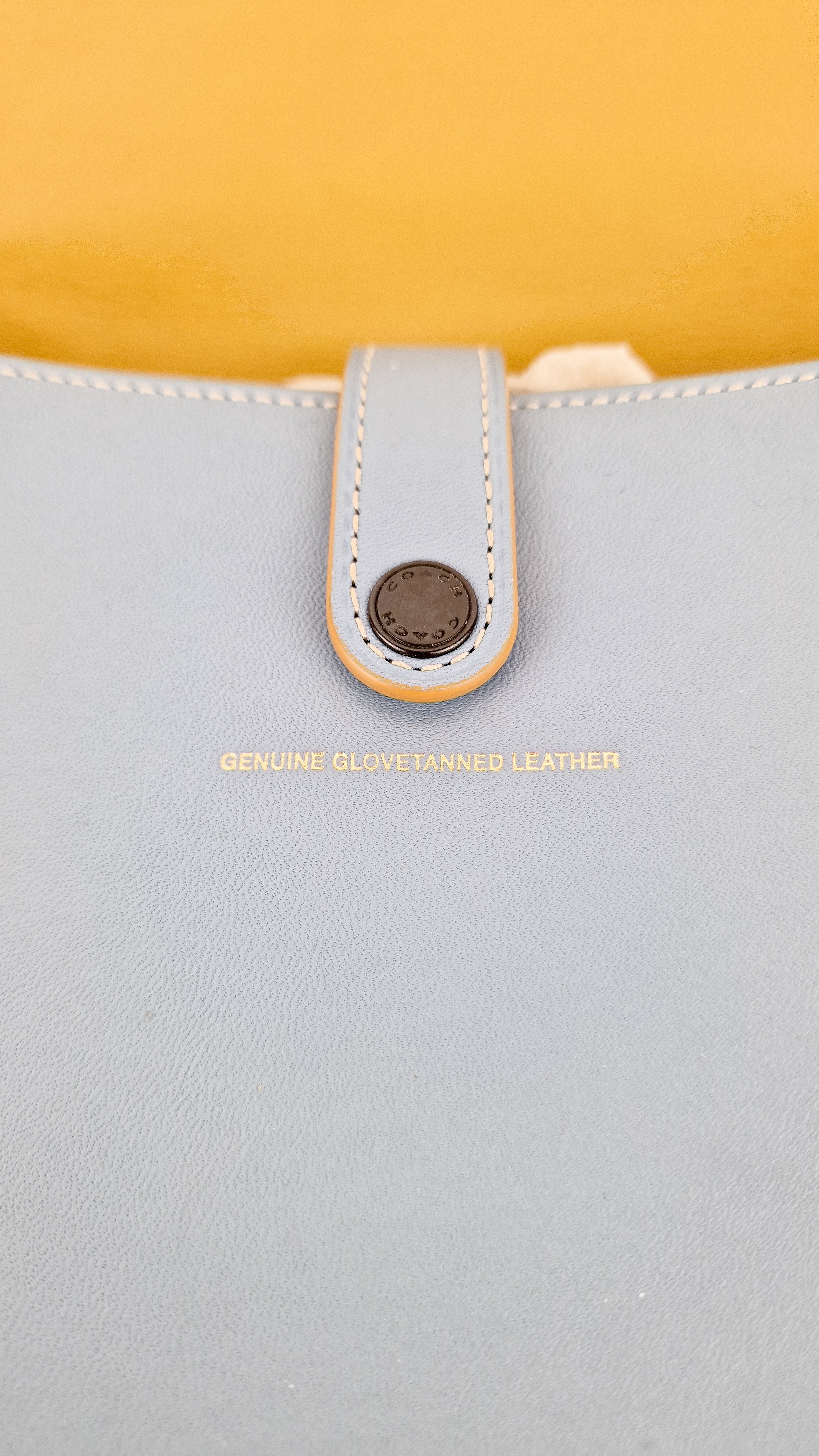Coach 1941 Saddle 23 Bag in Cornflower Blue Smooth Leather Crossbody Shoulder Bag - Coach 55036 - Image 13