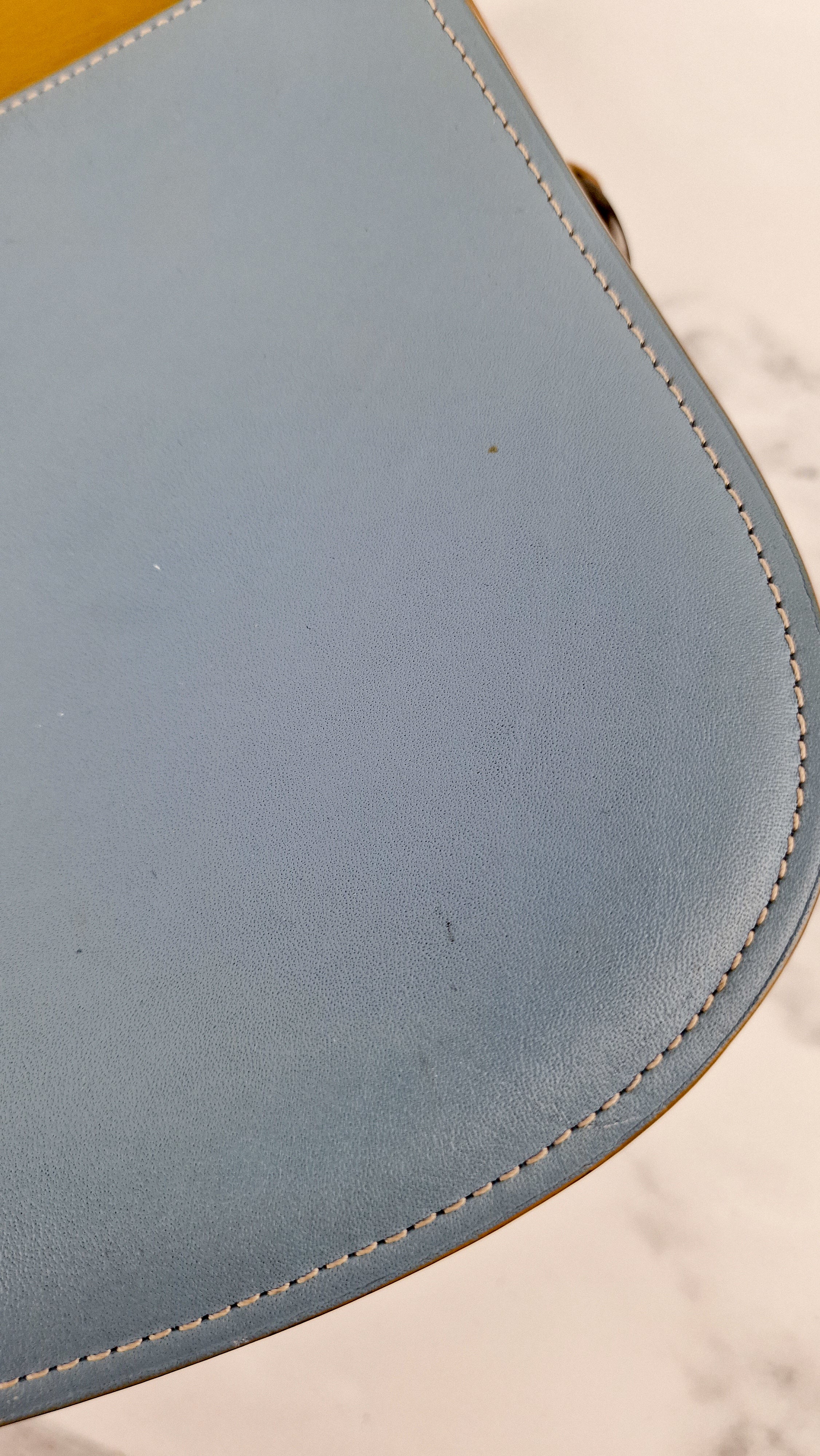 Coach 1941 Saddle 23 Bag in Cornflower Blue Smooth Leather Crossbody Shoulder Bag - Coach 55036 - Image 14