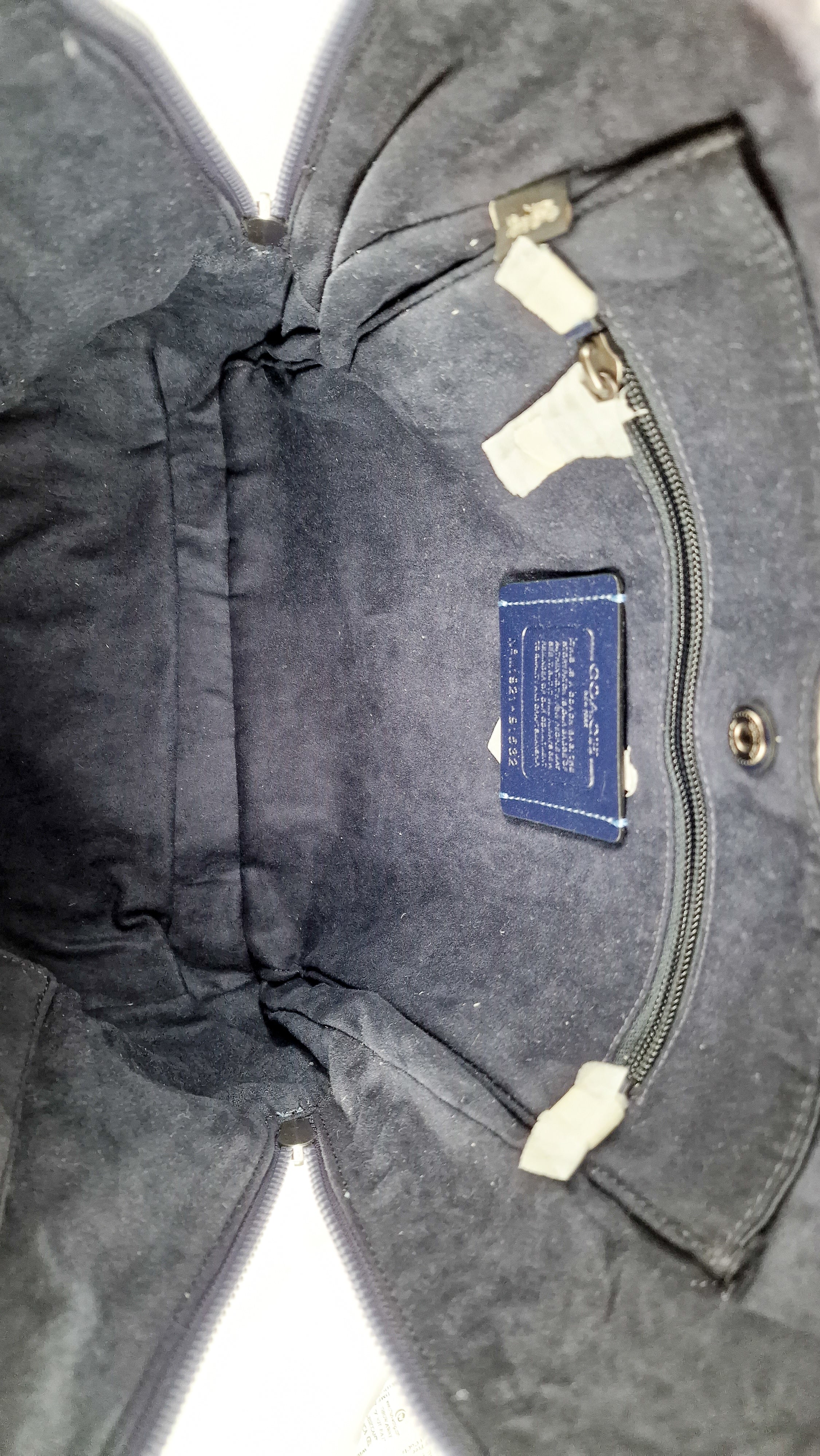 Coach Barrow Backpack With Horse And Carriage Print Blue Bag - Coach 91532 - Image 10