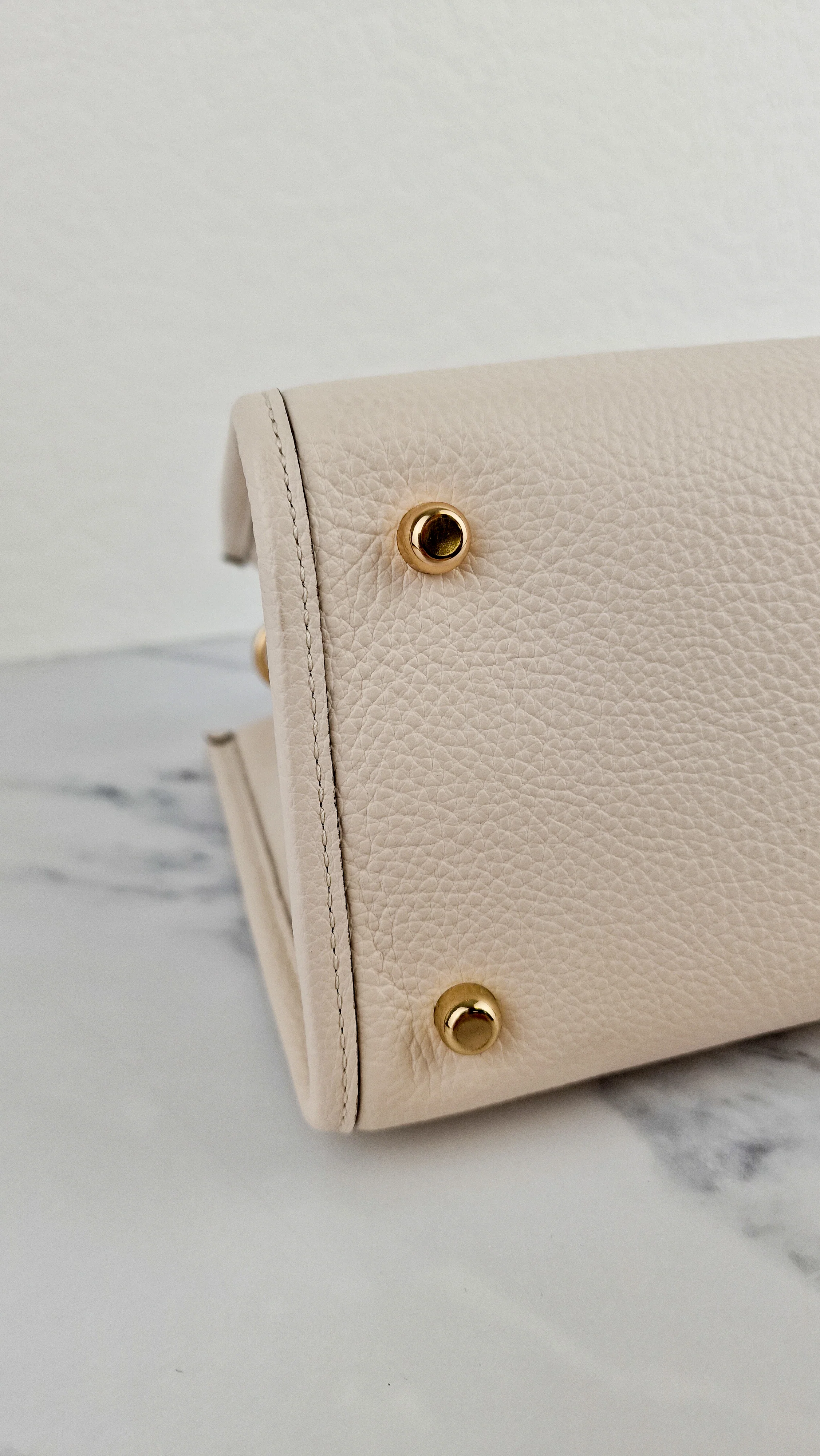 Coach Dempsey Carryall Tote Bag Handbag in Chalk Leather & Gold Tone Hardware - Coach C2004 - Image 11