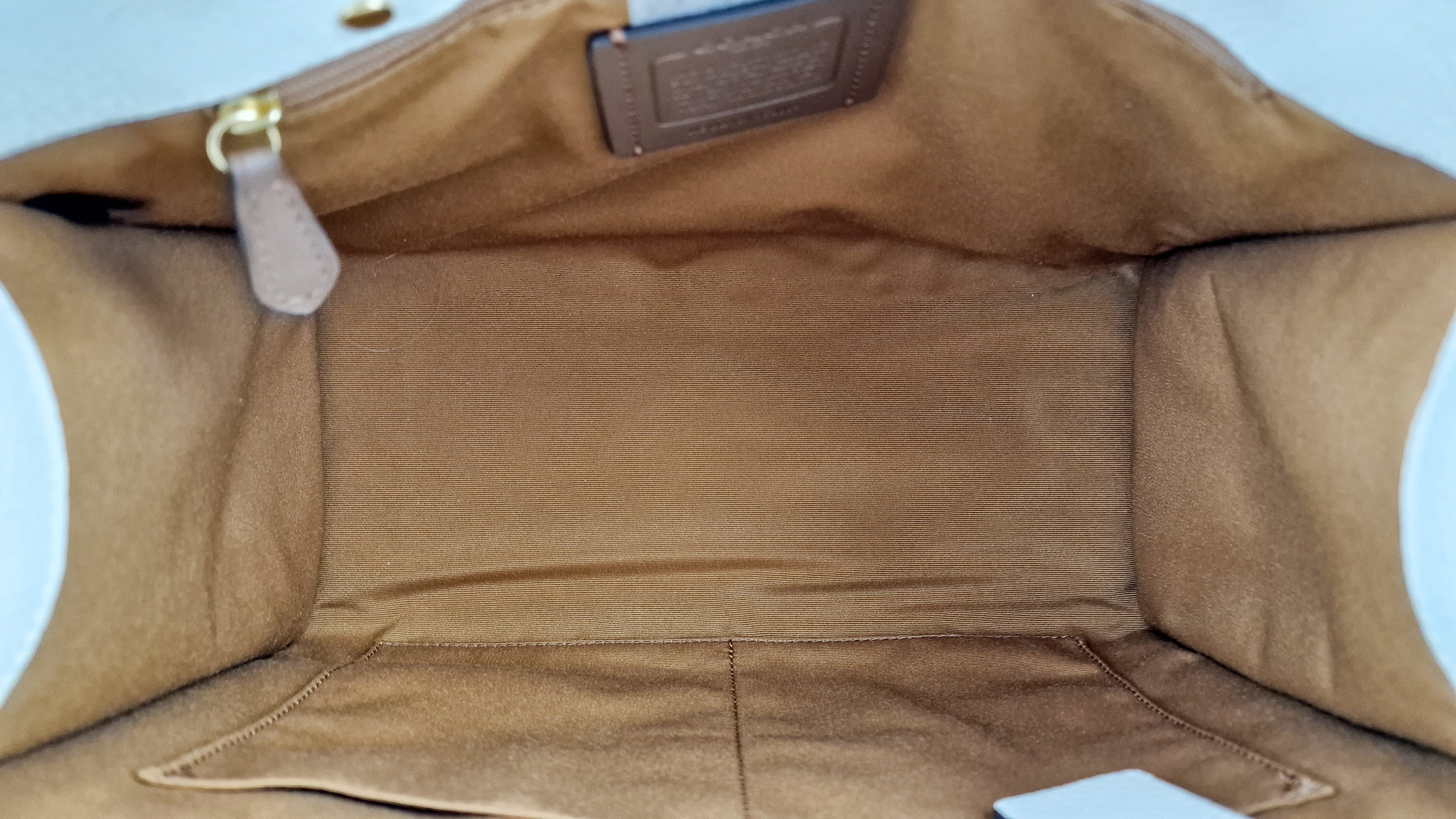 Coach Dempsey Carryall Tote Bag Handbag in Chalk Leather & Gold Tone Hardware - Coach C2004 - Image 12
