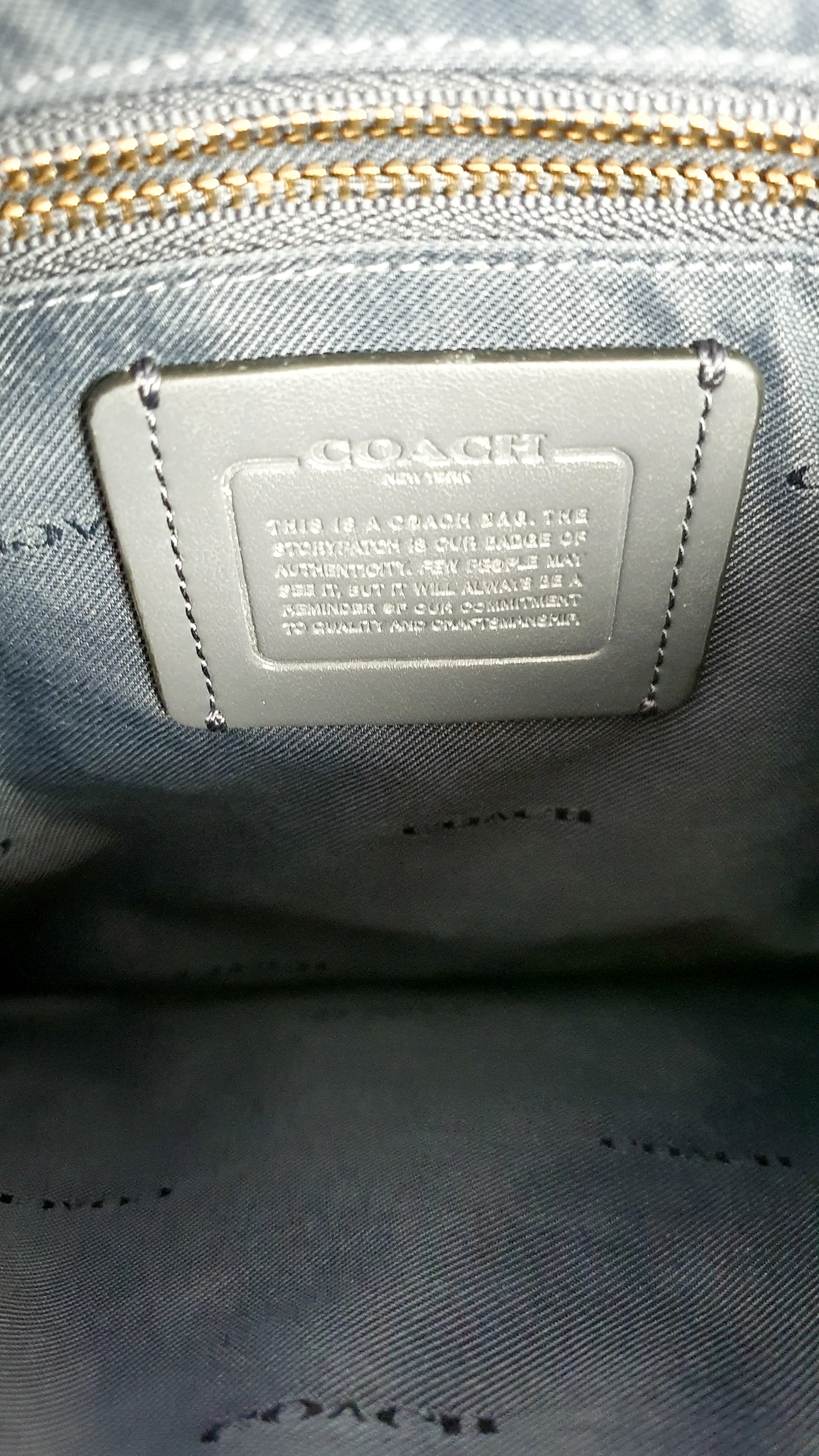 Coach Dreamer Shoulder Bag Crossbody in Black and Blue with Whipstitch and Snakeskin - Mixed Leather & Suede - Sample Bag - Image 19