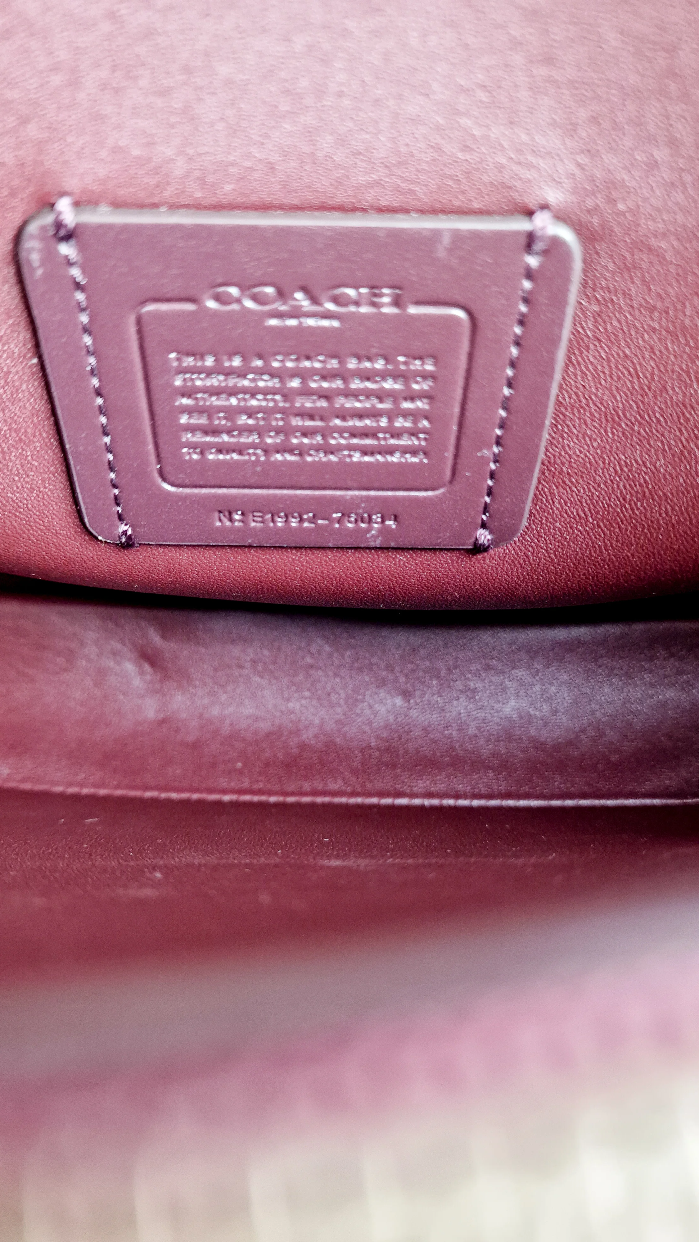 Coach Dreamer Shoulder Bag in True Pink Colorblock with Whipstitch Primrose - Coach 76034 - Image 12