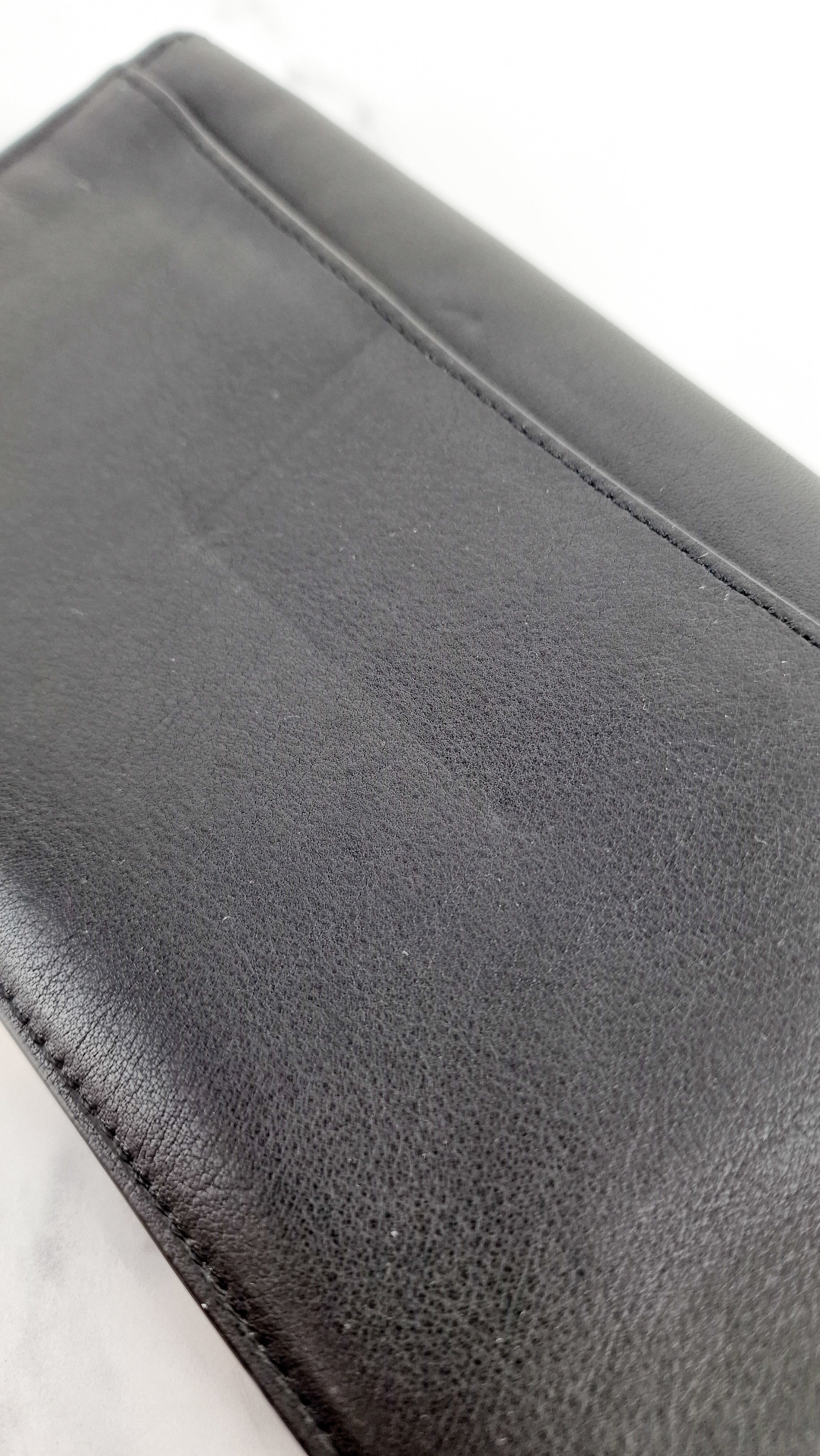 Coach Dreamer Wallet in Black Smooth Leather - Gold Tone Hardware Clutch - Image 5