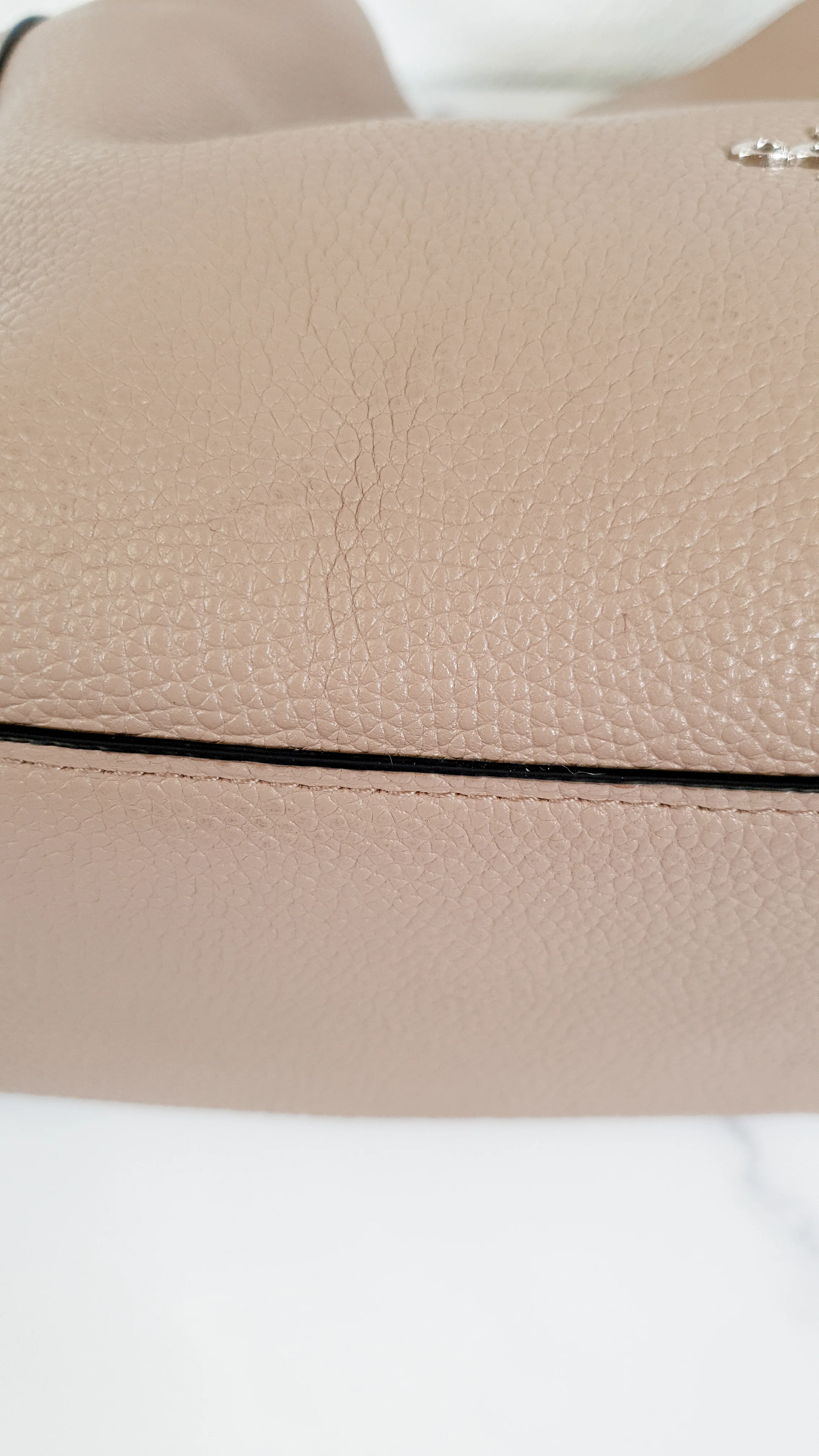 Coach Edie 31 in Stone Taupe with Genuine Snakeskin Colorblock Pebble Leather - Shoulder Bag Coach 57670 - Image 19