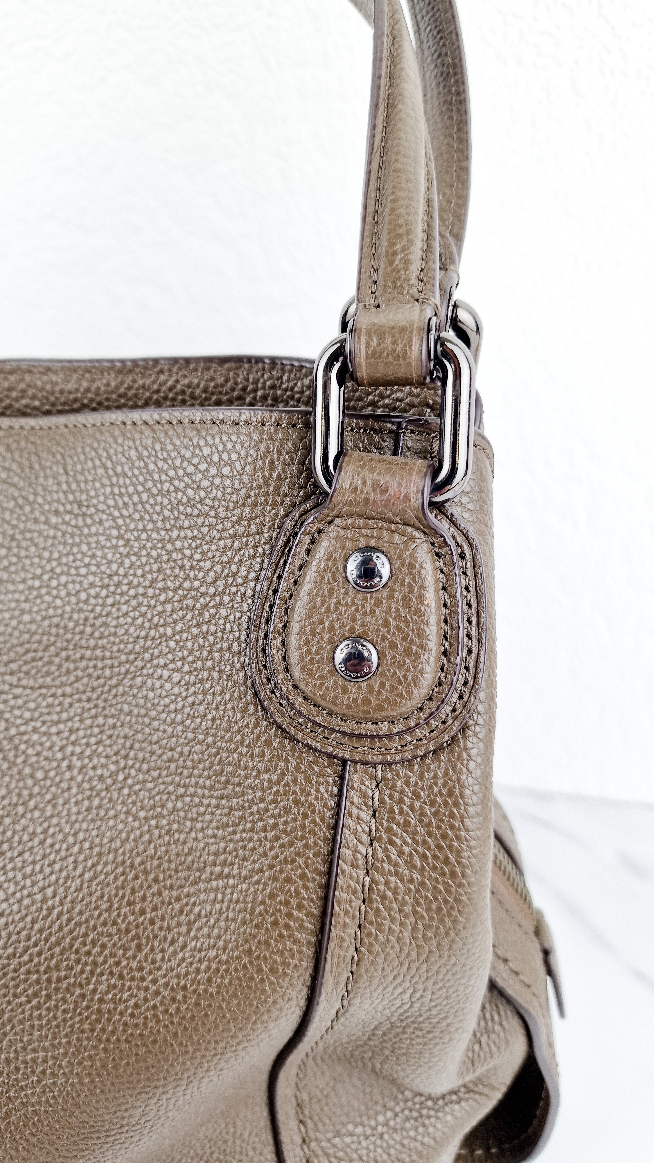 Coach Edie 31 Shoulder Bag in Brown Pebble Leather - Handbag Coach 57125 - Image 3