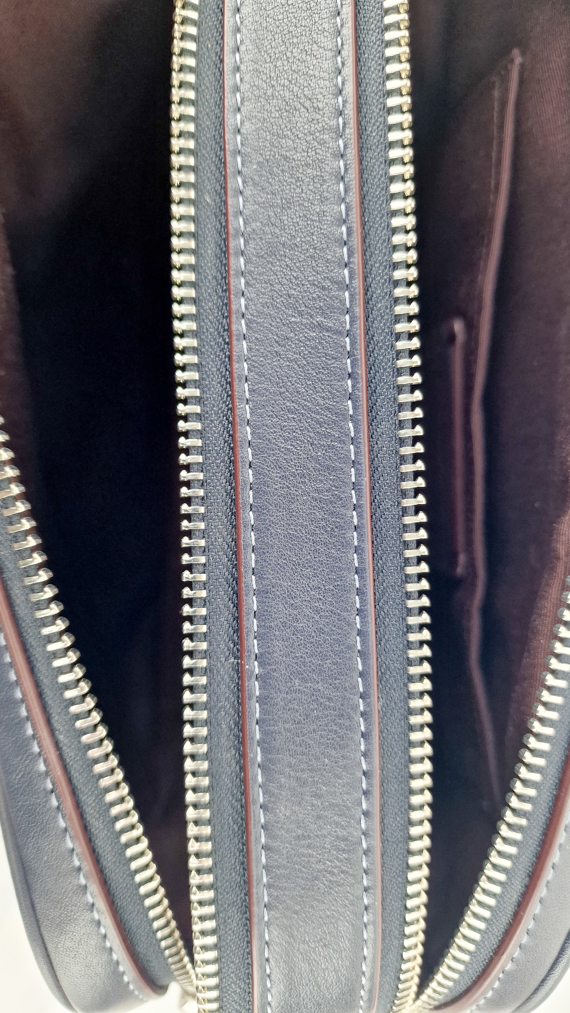 Coach Jes Crossbody Camera Bag in Denim & Navy Blue Leather Coach 6519 - Image 13